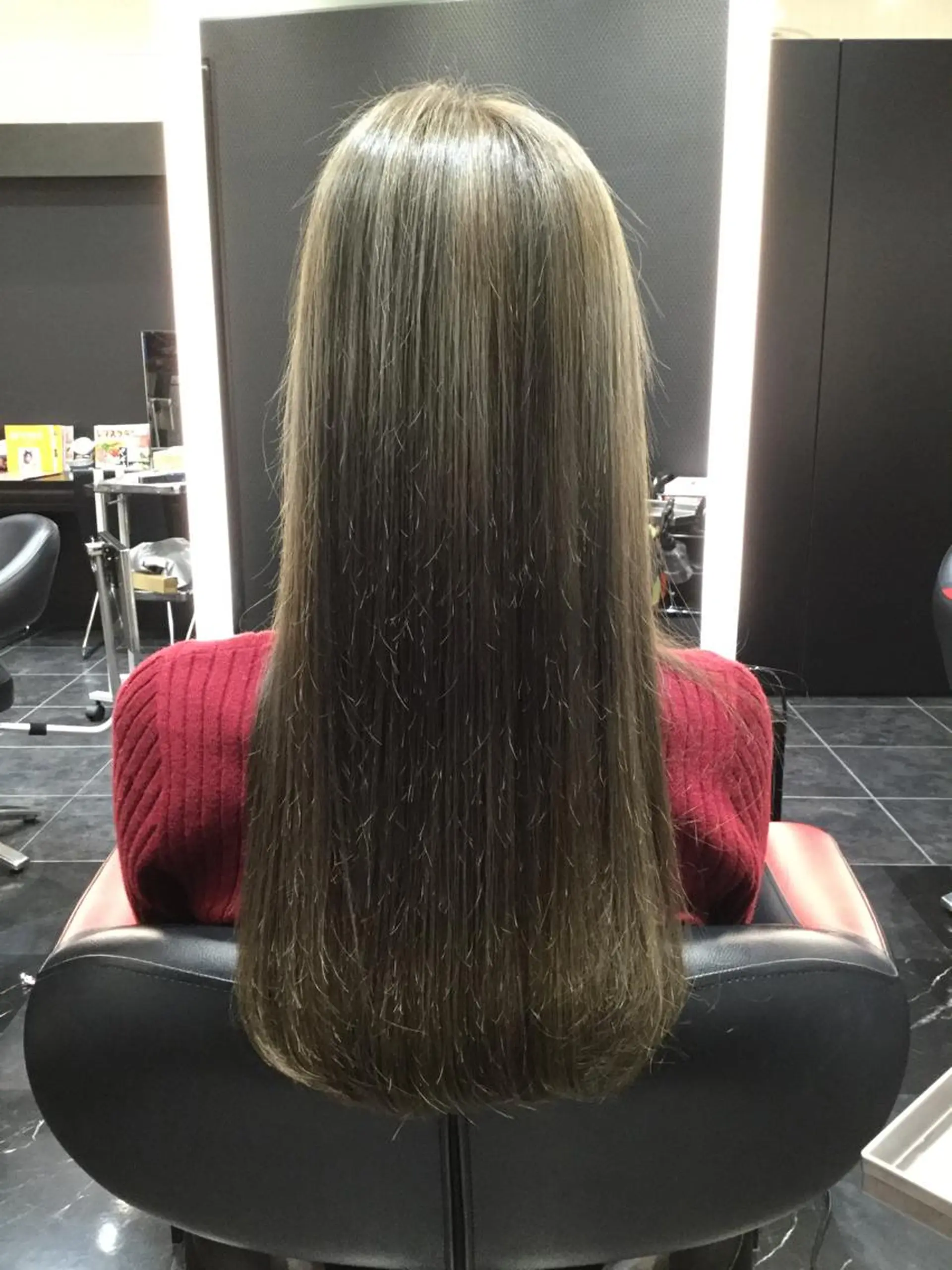 ロング カラー Annon プライベートサロンのヘアスタイル