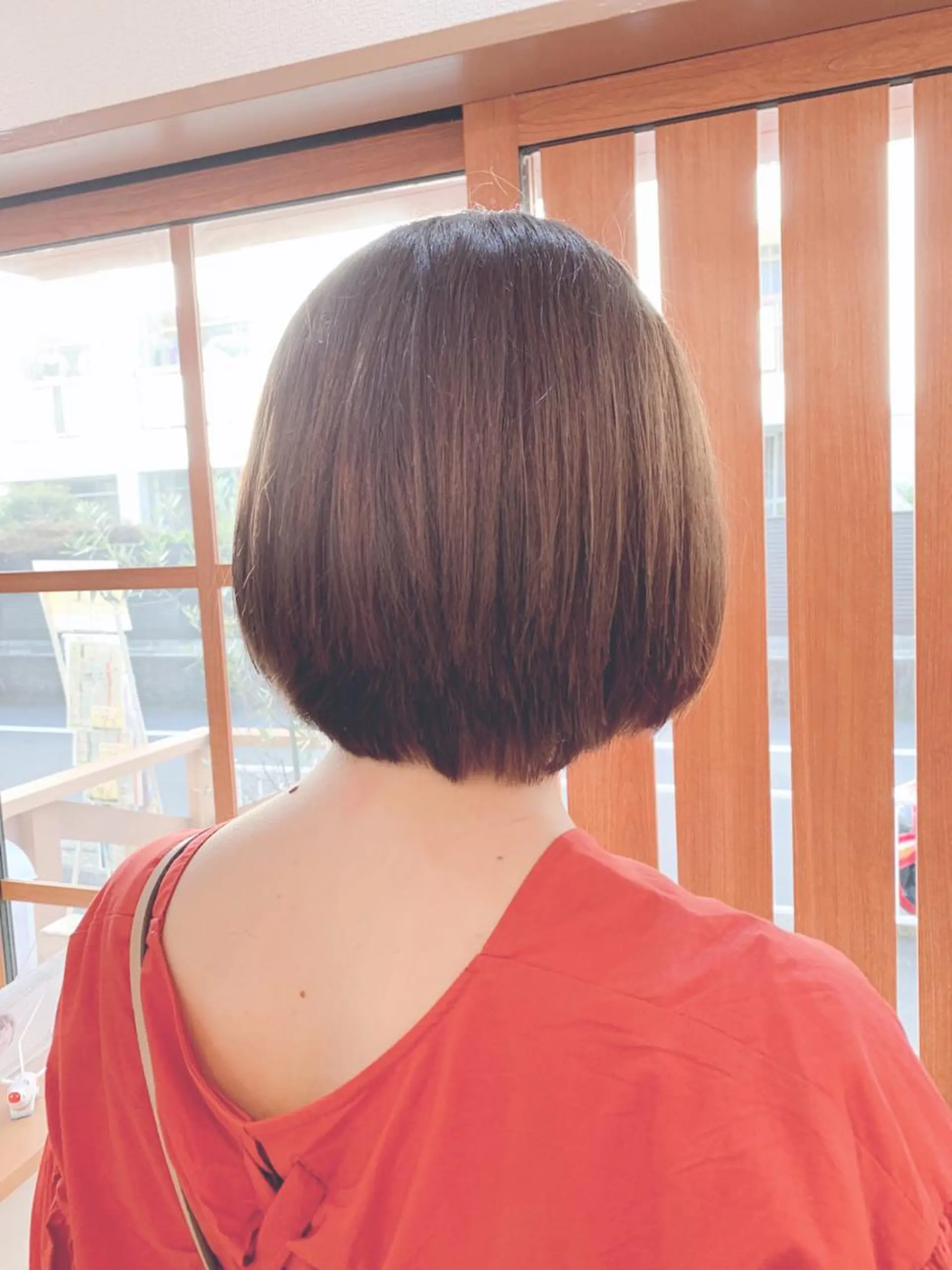 ミディアム カラー アッシュ ピンクカラー ピンクアッシュ ボブ お得なクーポン掲載▼ 🌷三國祐美🌷のヘアスタイル