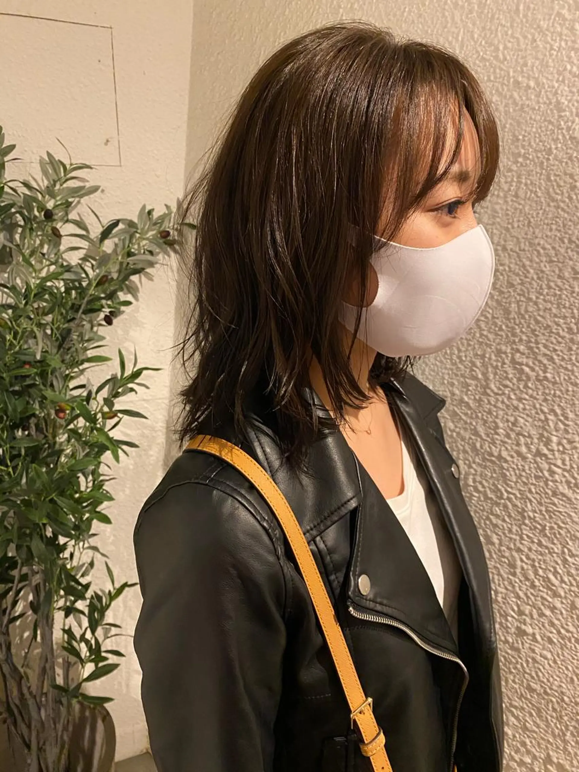 ミディアム アッシュ カット 小顔ショート/ボブ/ 川口京佑のヘアスタイル