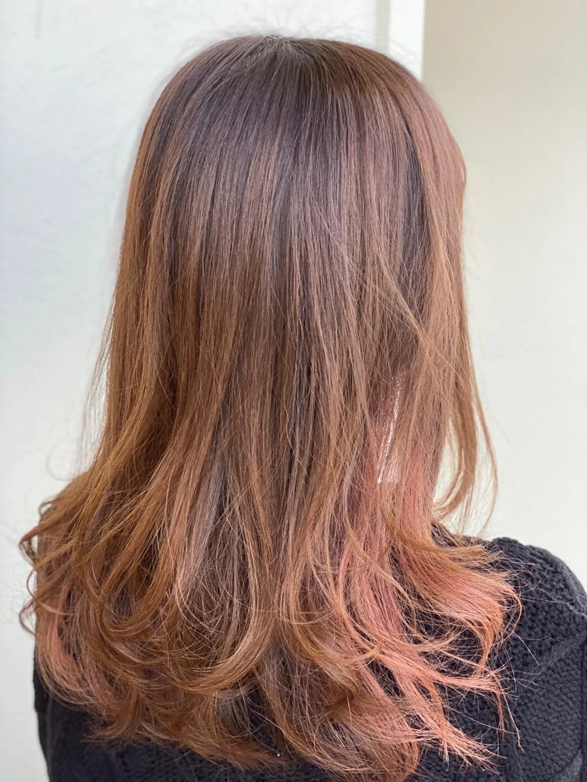 セミロング カラー ヘアカラー トリートメント INCE HAIR 竹牟礼翔のヘアスタイル