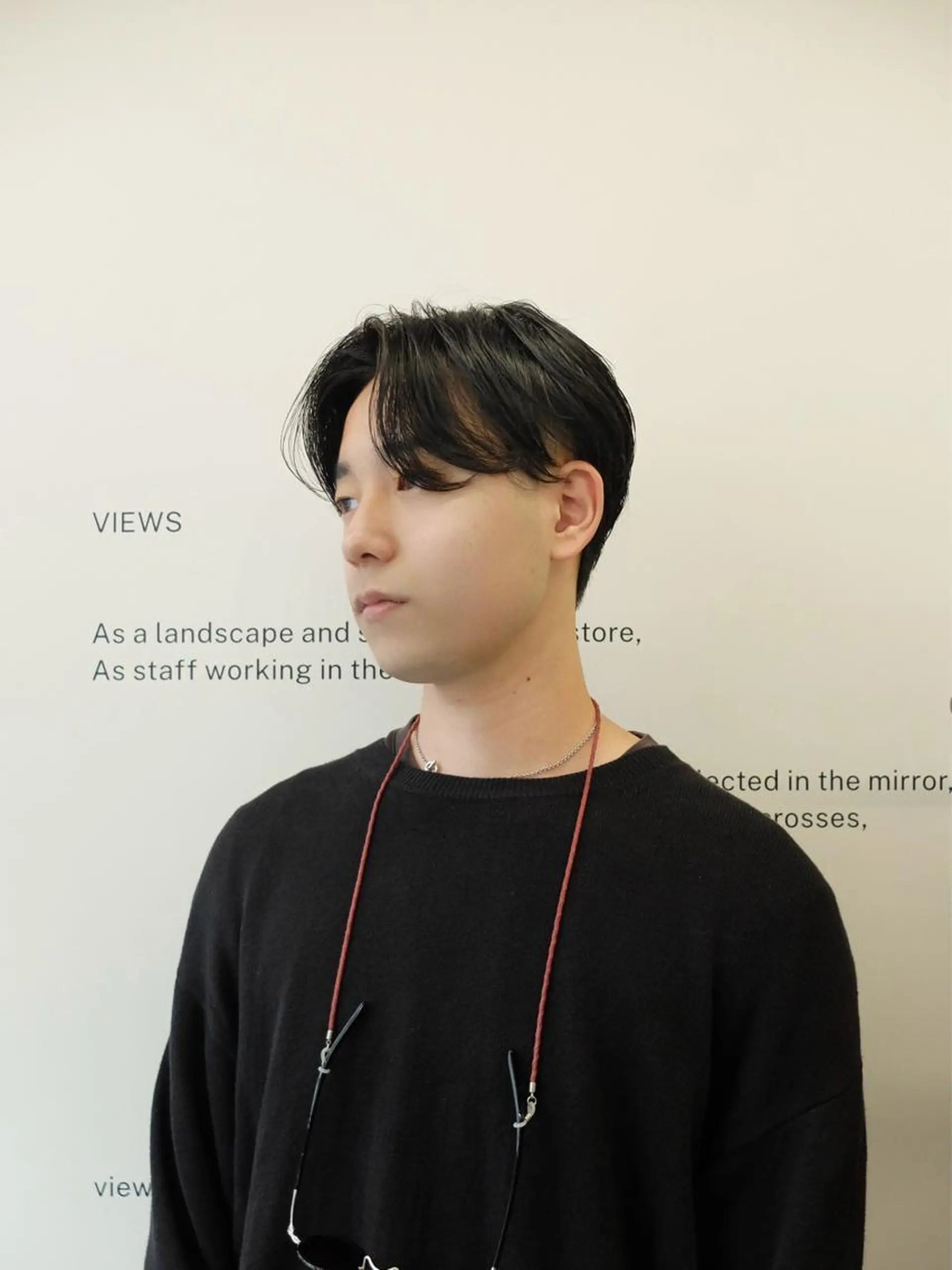 メンズ カット ダブルカラー/ ケアブリーチ/クニトのヘアスタイル