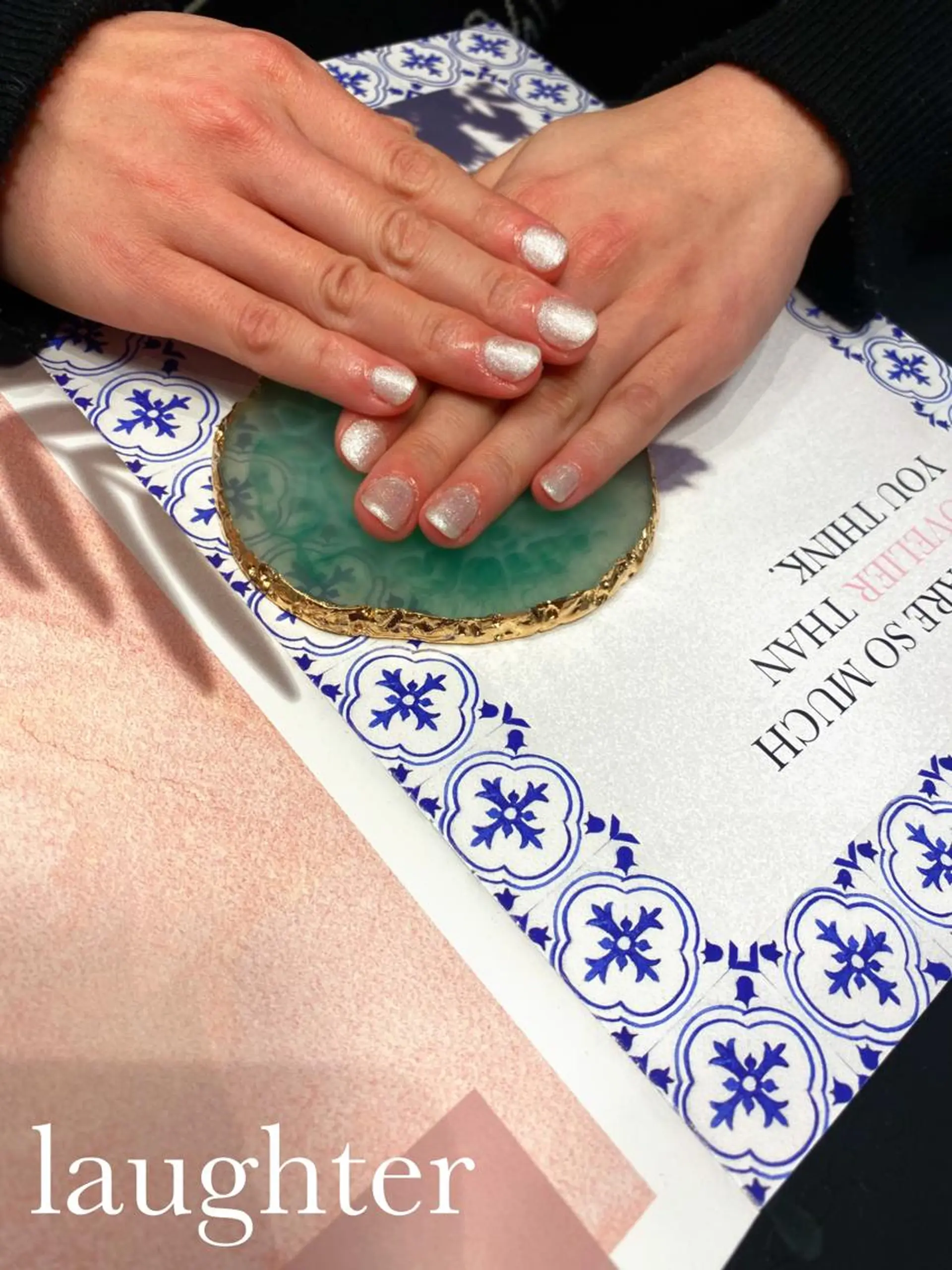 ネイル ラメ(グリッター) ワンカラーネイル 春ネイル laughter nailのネイルデザイン