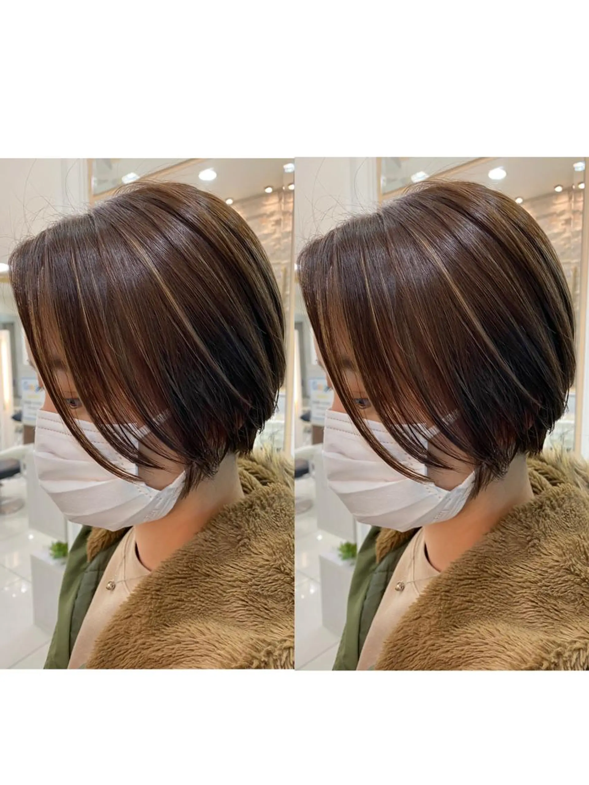 ショート カラー 🫧ふくだ りな 🕊のヘアスタイル