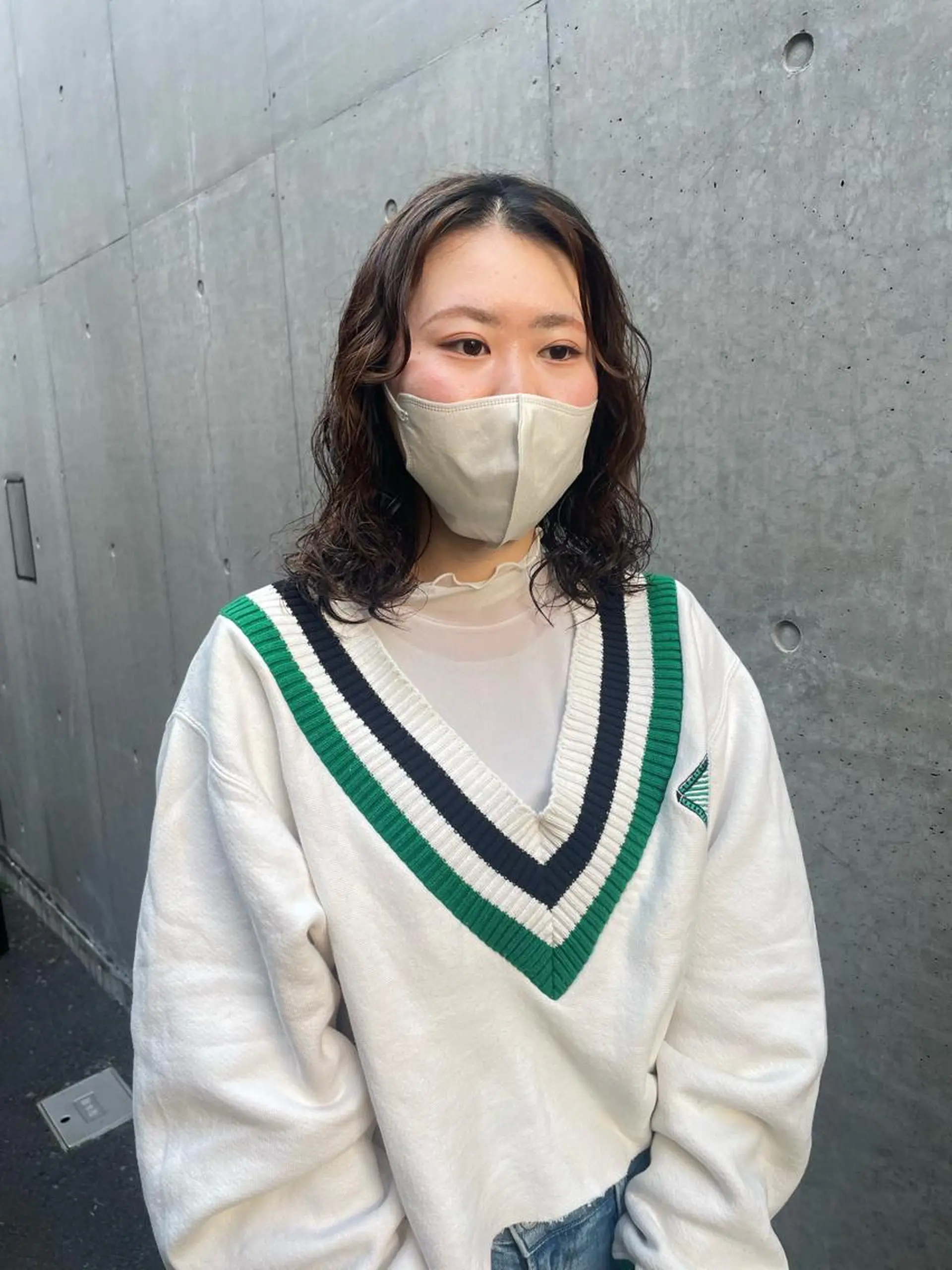 ショート パーマ 土屋 美賀のヘアスタイル