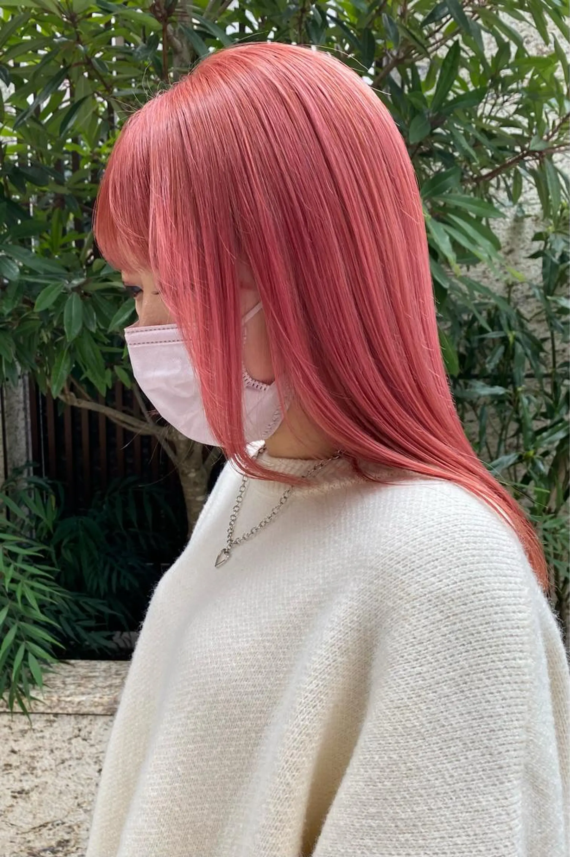 セミロング カラー ピンクカラー ハイトーン/デザイン hirokiのヘアスタイル