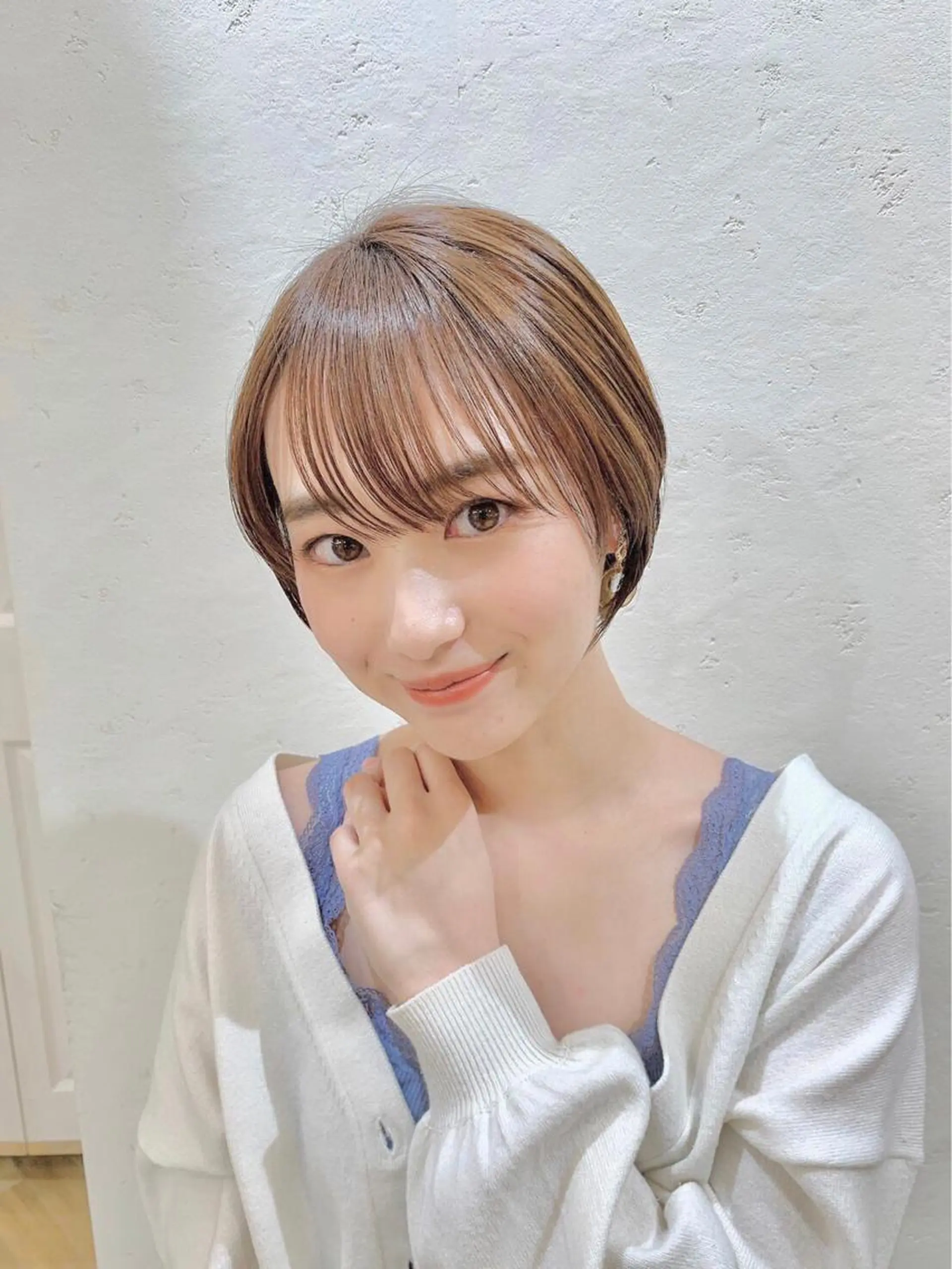 ショート カラー 仙台Ｉ韓国レイヤー Ｉ髪質改善Ｉ伊藤拓海のヘアスタイル