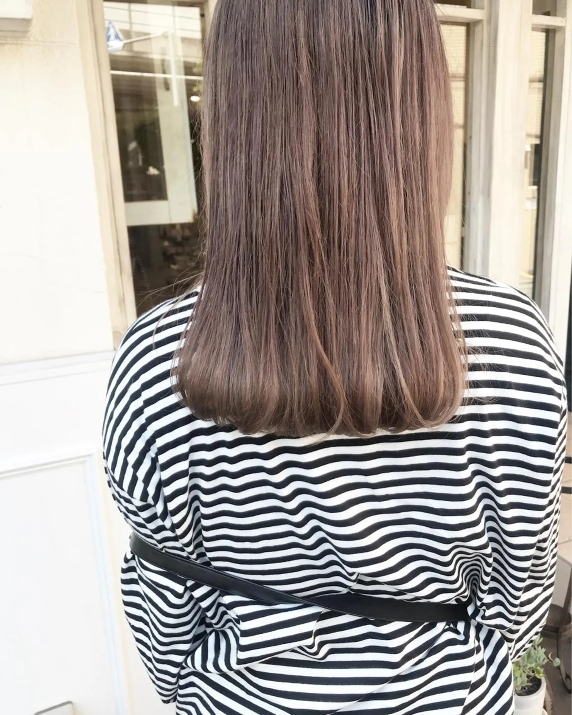 セミロング ヘアカラー トリートメント Musiiik hairのヘアスタイル