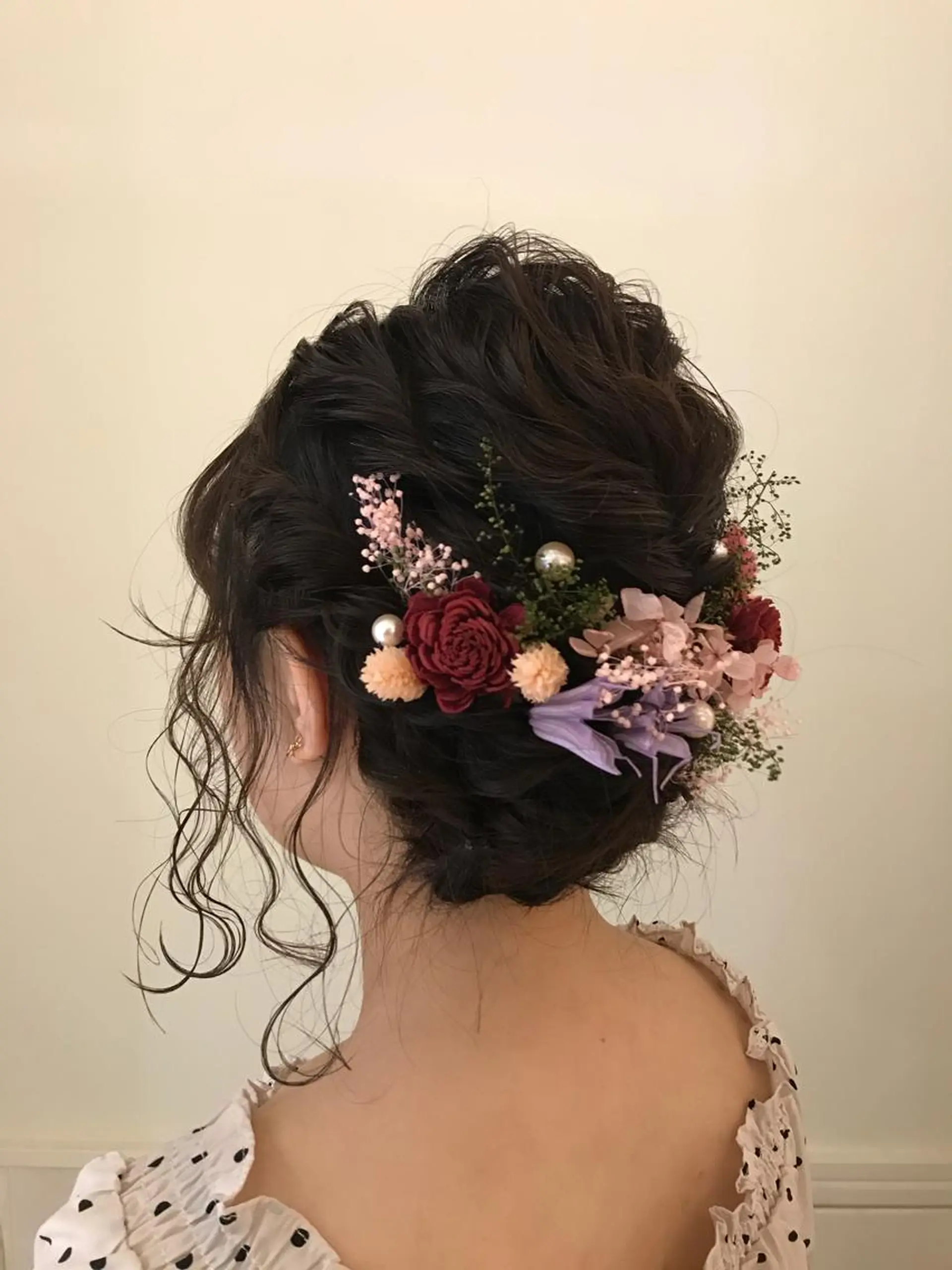 ミディアム ヘアアレンジ 卒業式のヘアスタイル 清水　ちひろ ✄トップスタイリストのヘアスタイル