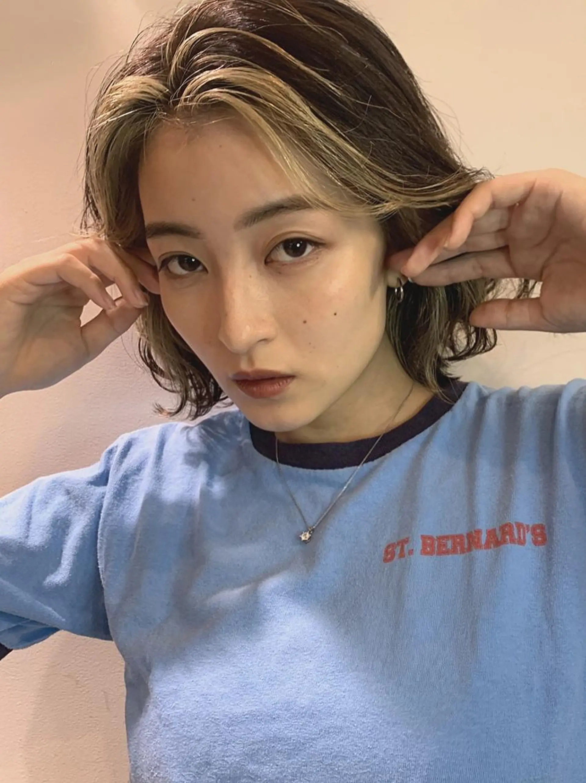 ショート ミストバング ヘアカラー トリートメント ヘアセット 💈ホリ ダイキ💈のヘアスタイル