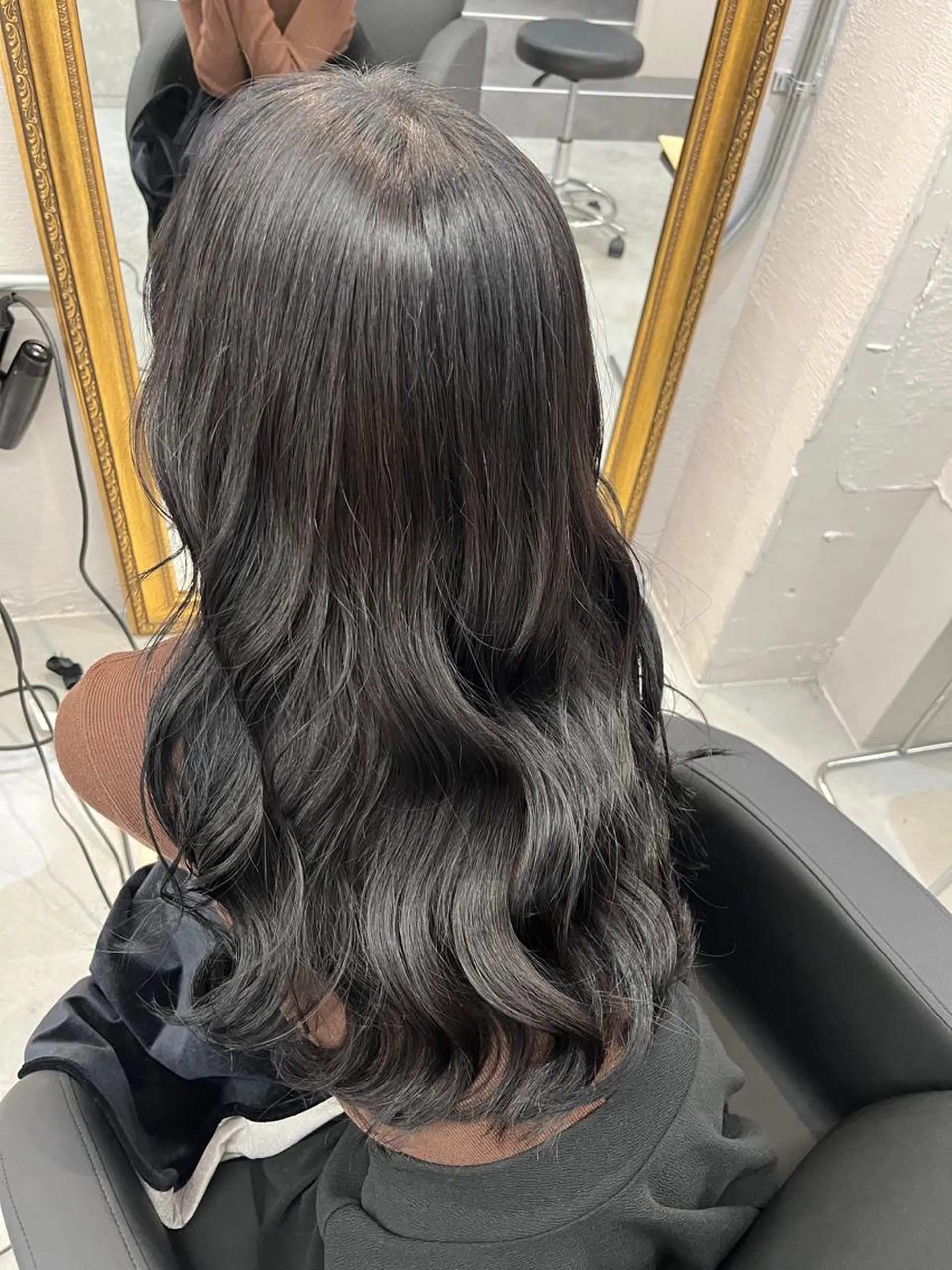 カラー グレージュ/透け感 カラー/透明感カラーのヘアスタイル