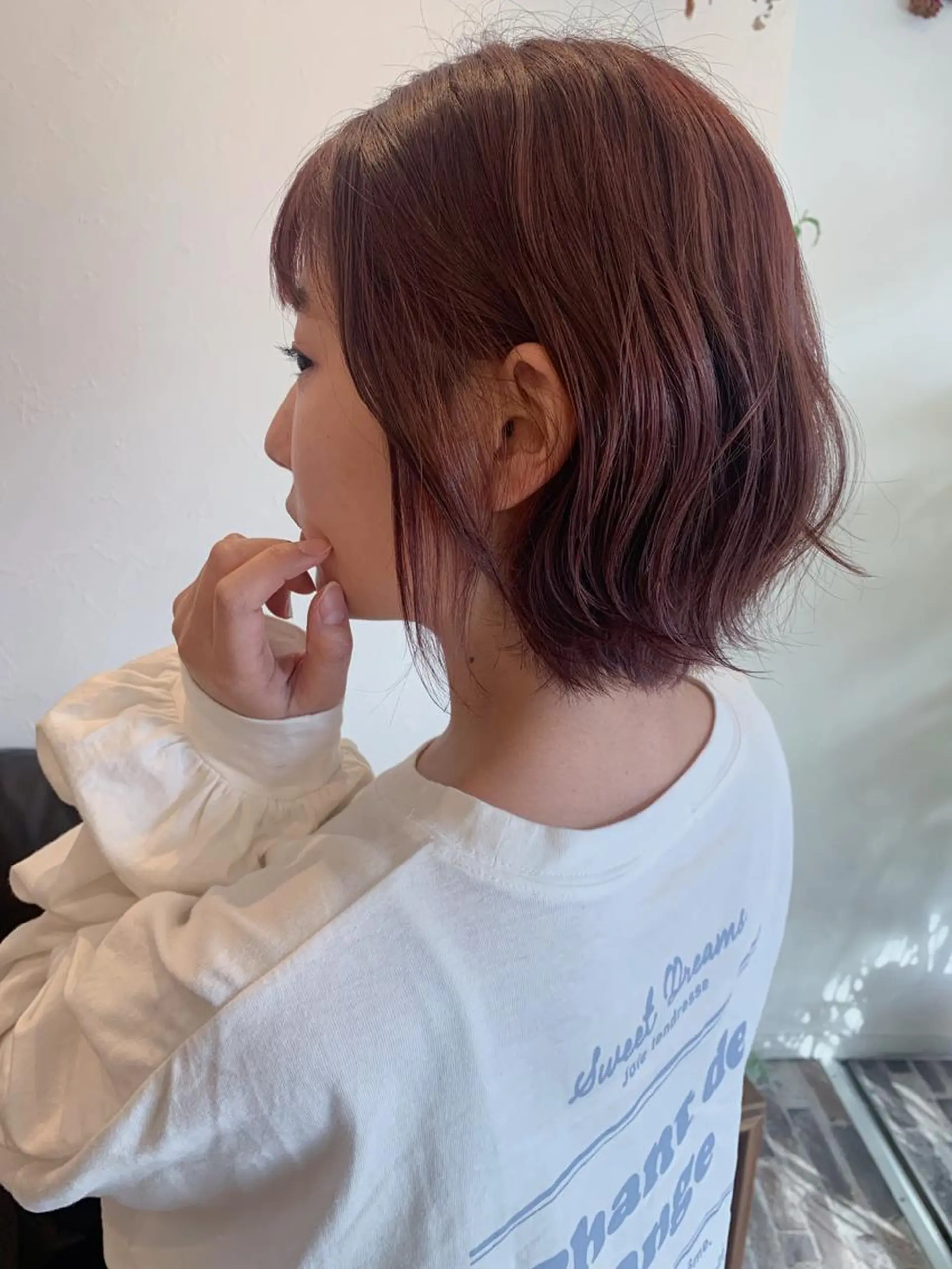 ミディアム カラー ピンクカラー ヘアカラー トリートメント m ā l o.🌷 サカモトマイコのヘアスタイル