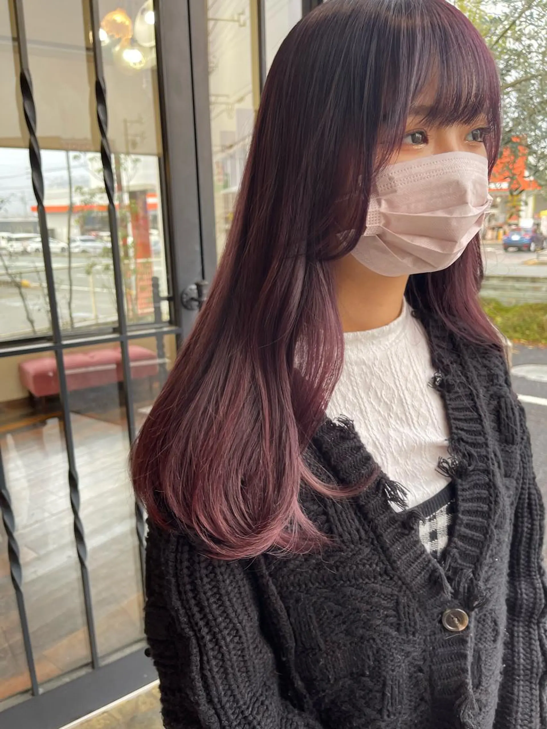 ロング 梶原 真帆のヘアスタイル