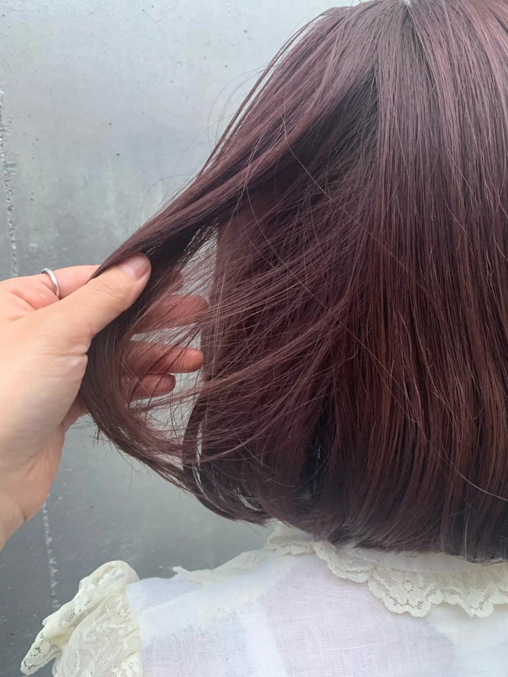 ミディアム カラー ヘアアレンジ ミニボブ/ブリーチ 🌈MISATOのヘアスタイル