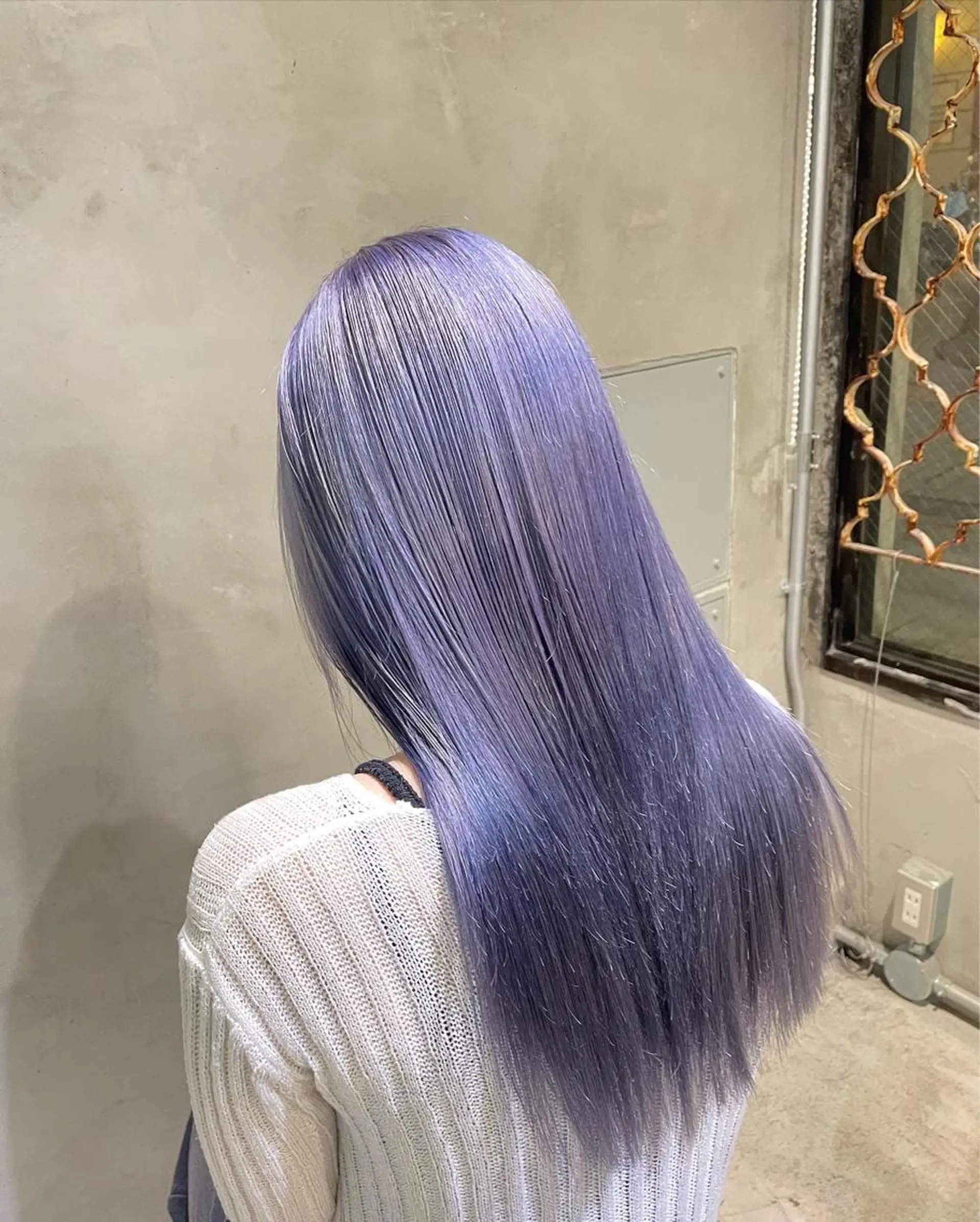 ロング カラー パープルカラー カット ヘアカラー トリートメント ✨メンズスタイル✨ Daiのヘアスタイル