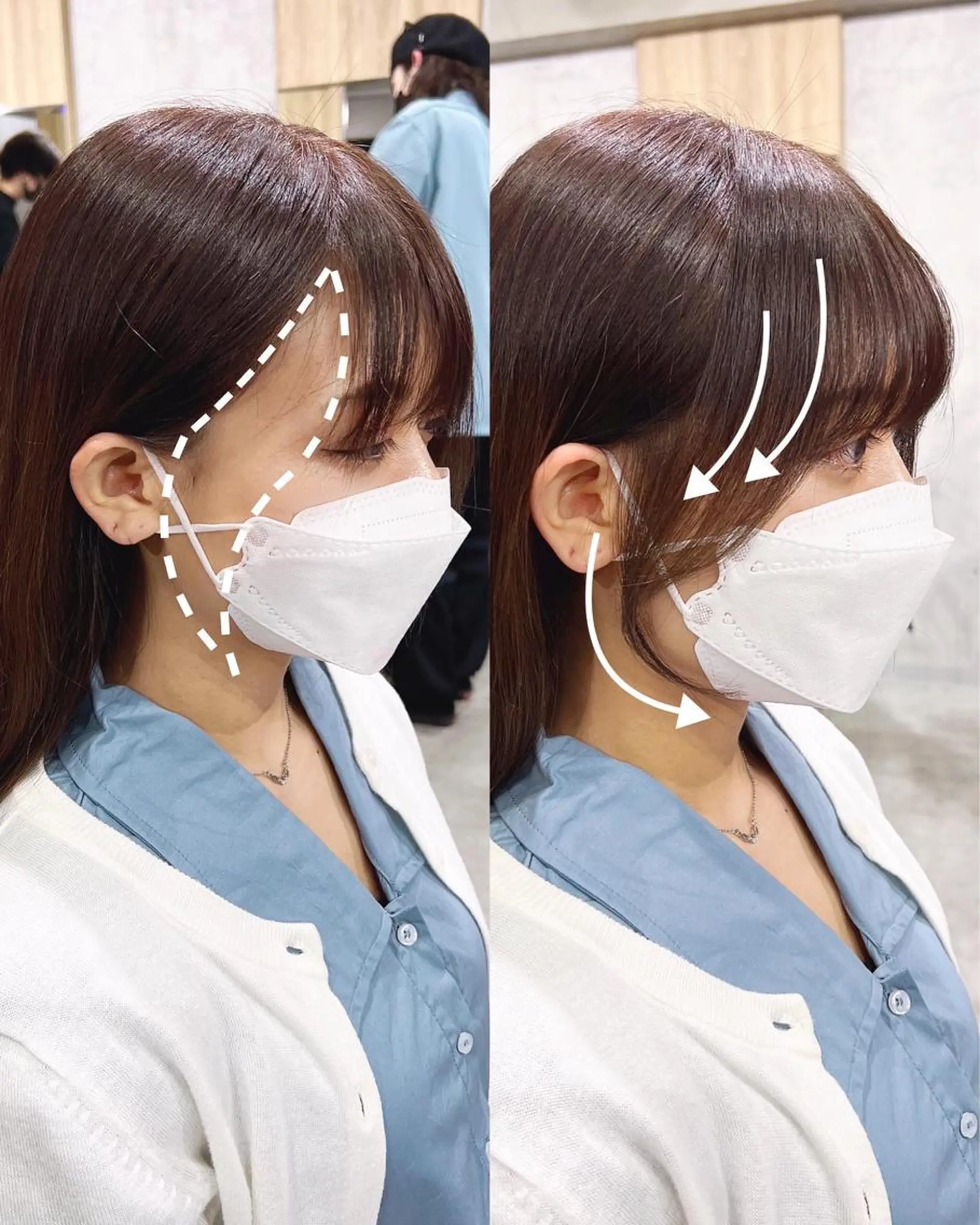 ロング カラー 韓国レイヤー/ 顔周り💕田中将吾のヘアスタイル