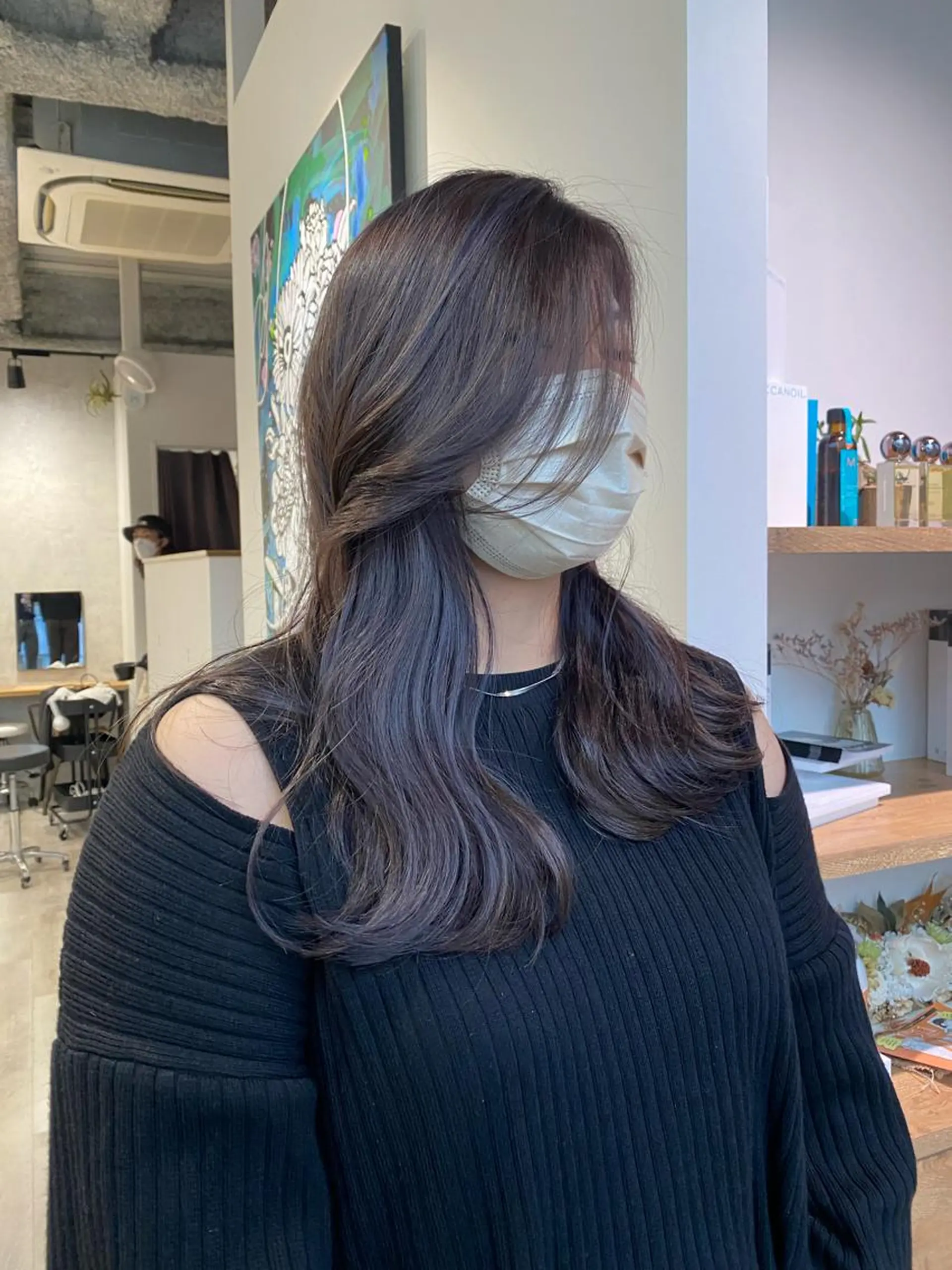 カラー カット ヘアカラー ヤクシジ レンのヘアスタイル