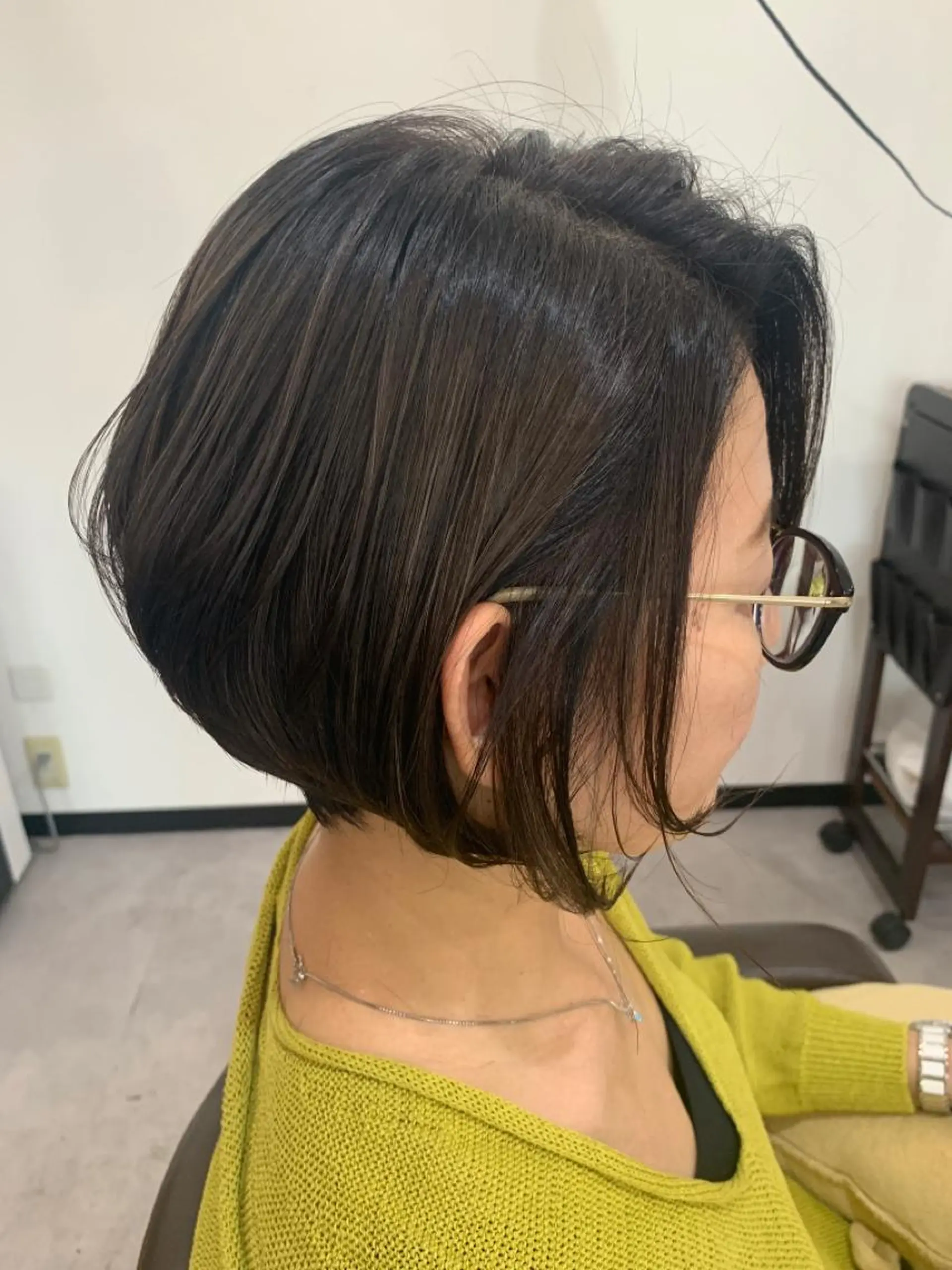 ミディアム ボブ 境 菜摘のヘアスタイル