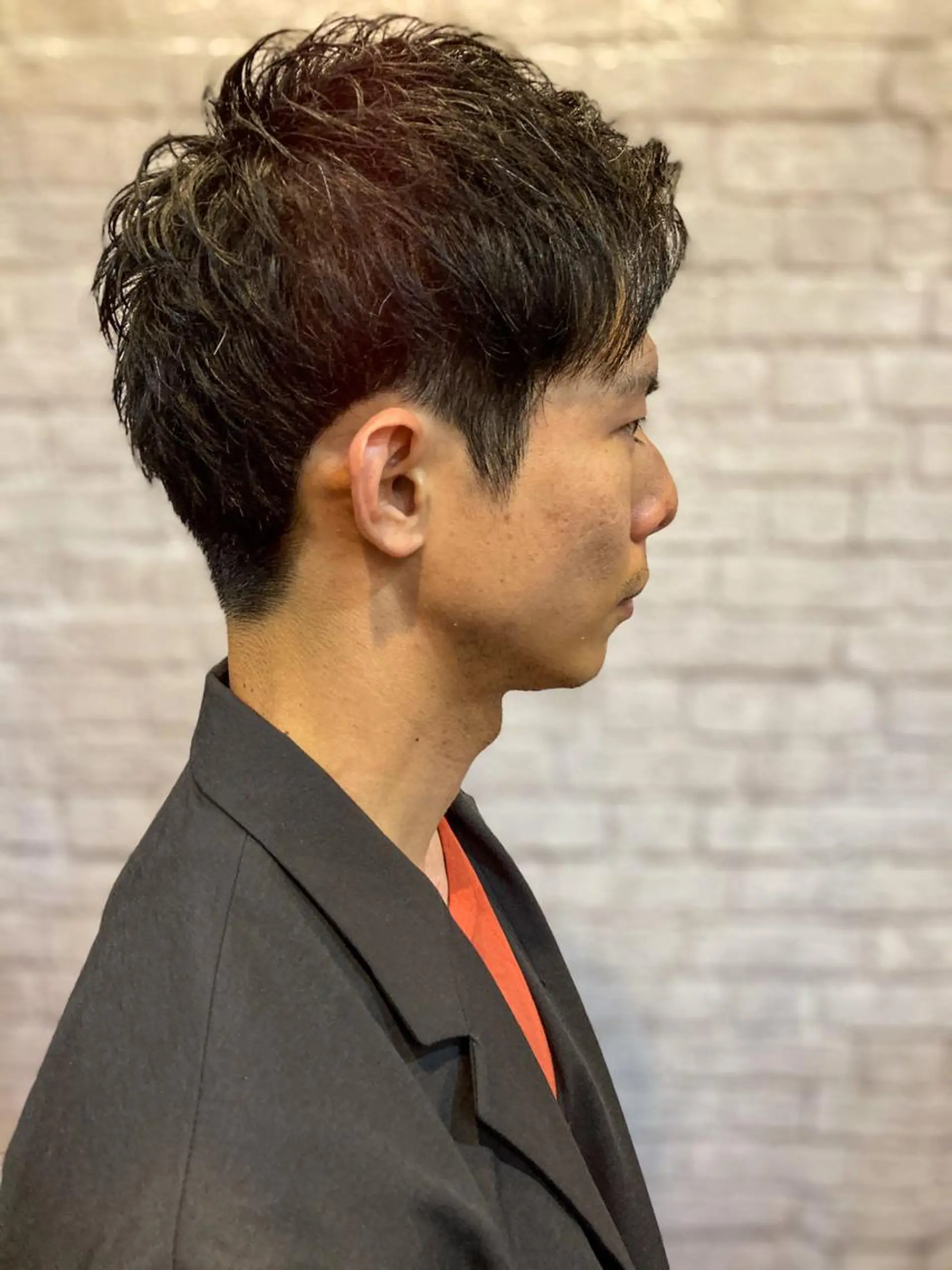 ショート パーマ メンズ カット パーマ お客様満足度NO.1 小林真弥のヘアスタイル