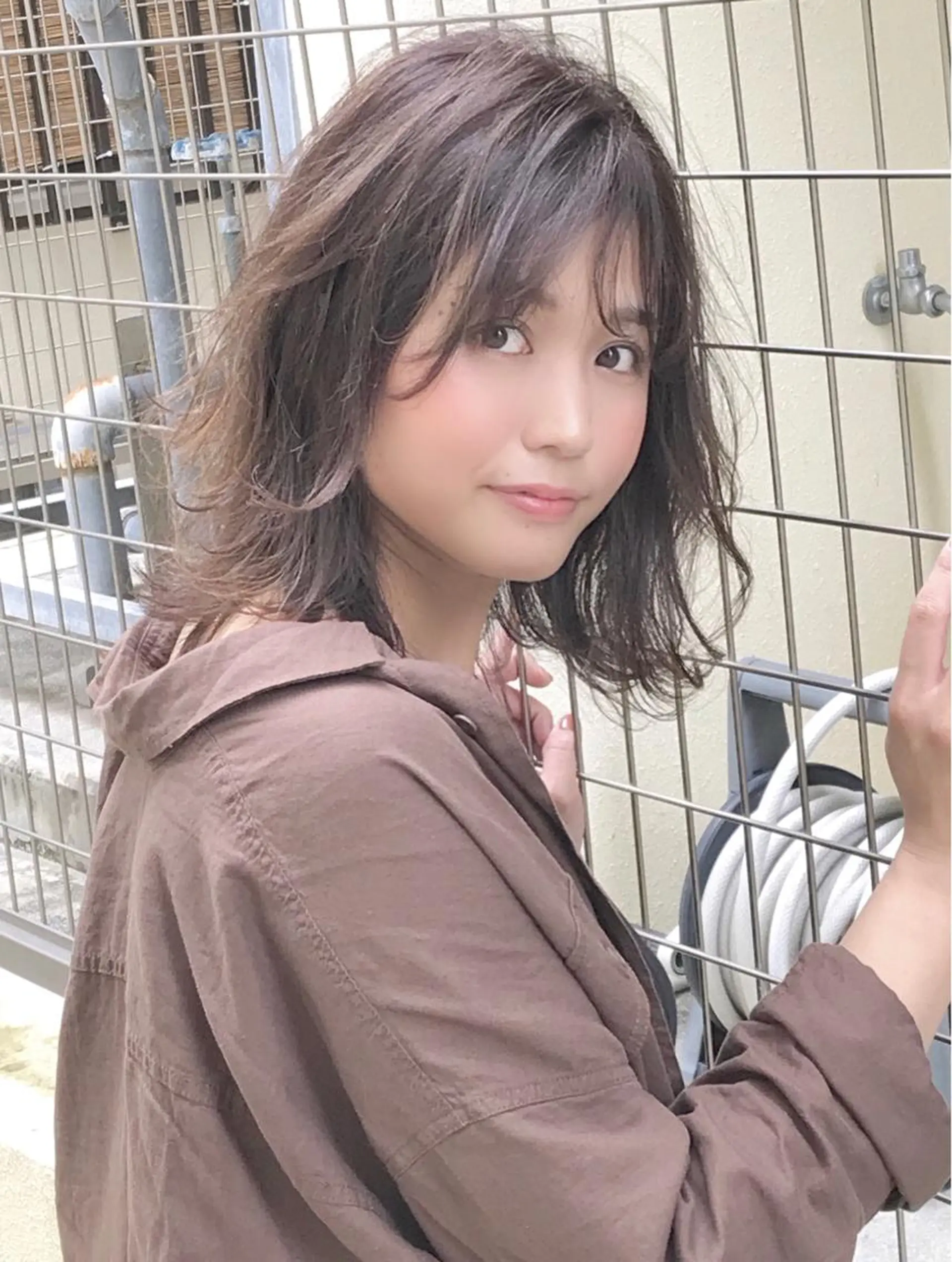 ミディアム カラー イルミナカラー カット ヘアカラー トリートメント grand juteのヘアスタイル