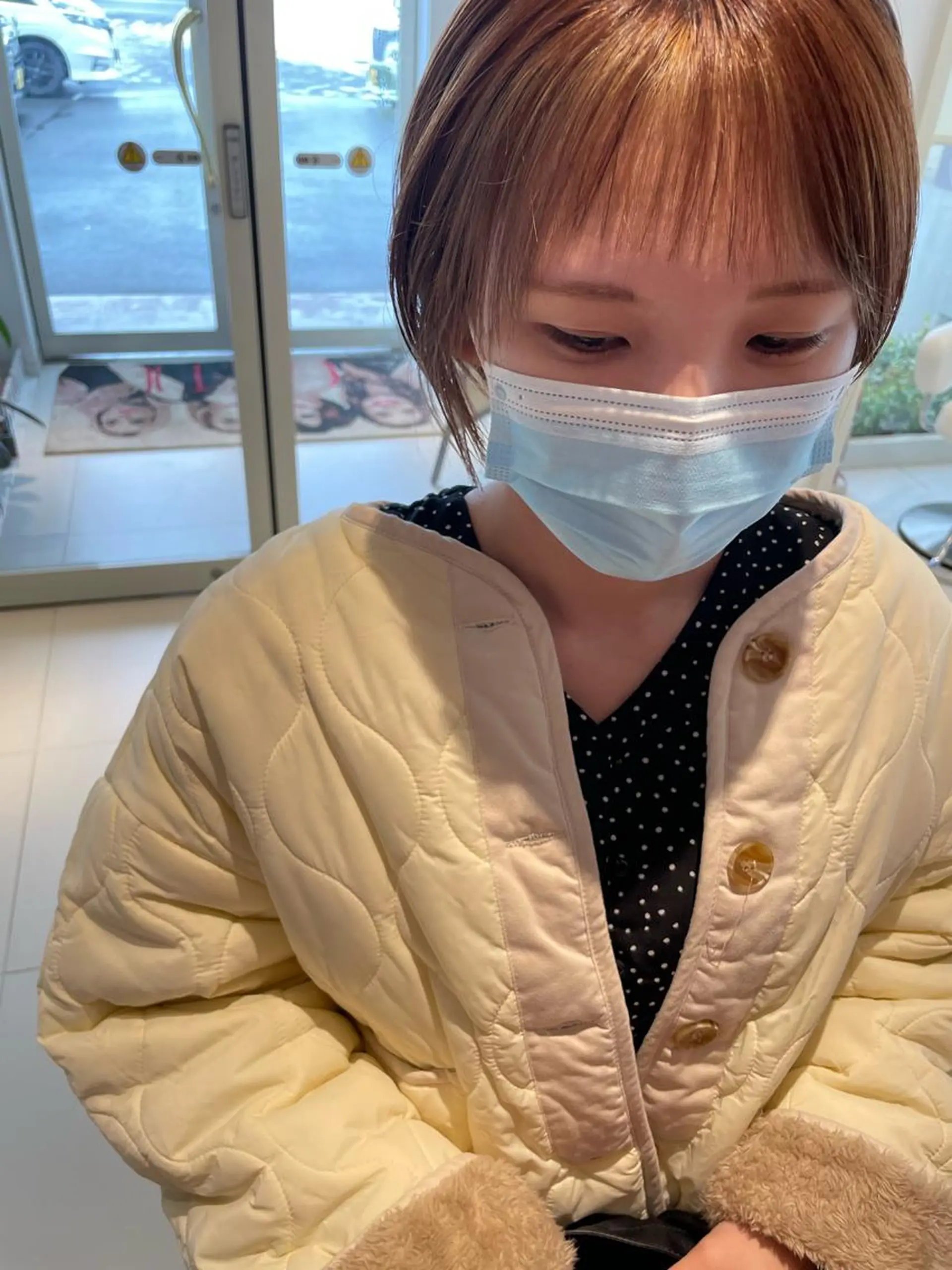 ショート カラー ショートボブ ボブ ショートヘア 鶴岡で縮毛矯正なら お任せ！ハヤシナオミのヘアスタイル