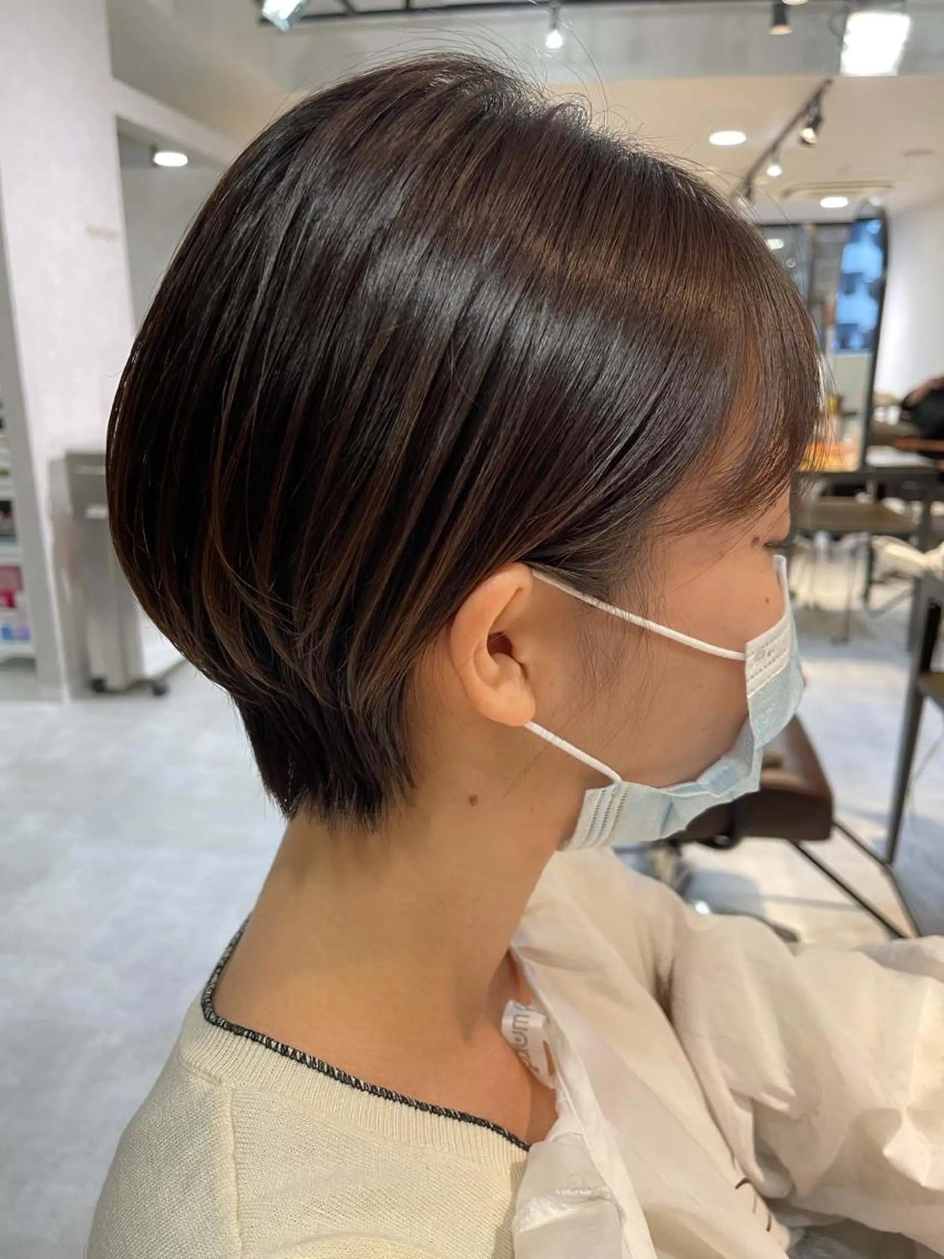 ショート ハンサムショート ショートヘア カット ヘッドスパ m i k u n aのヘアスタイル