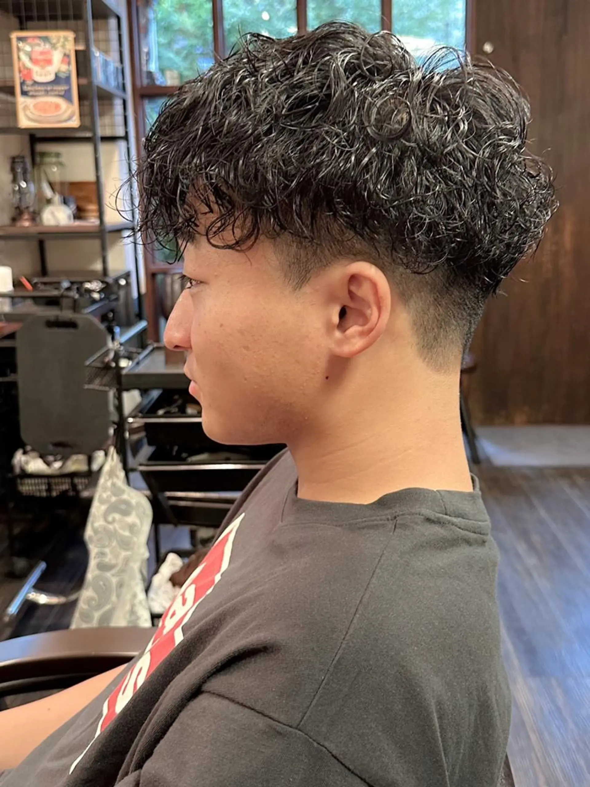 メンズ パーマ ショート 早稲田/メンズパーマ /カラー/松井聖虎のヘアスタイル