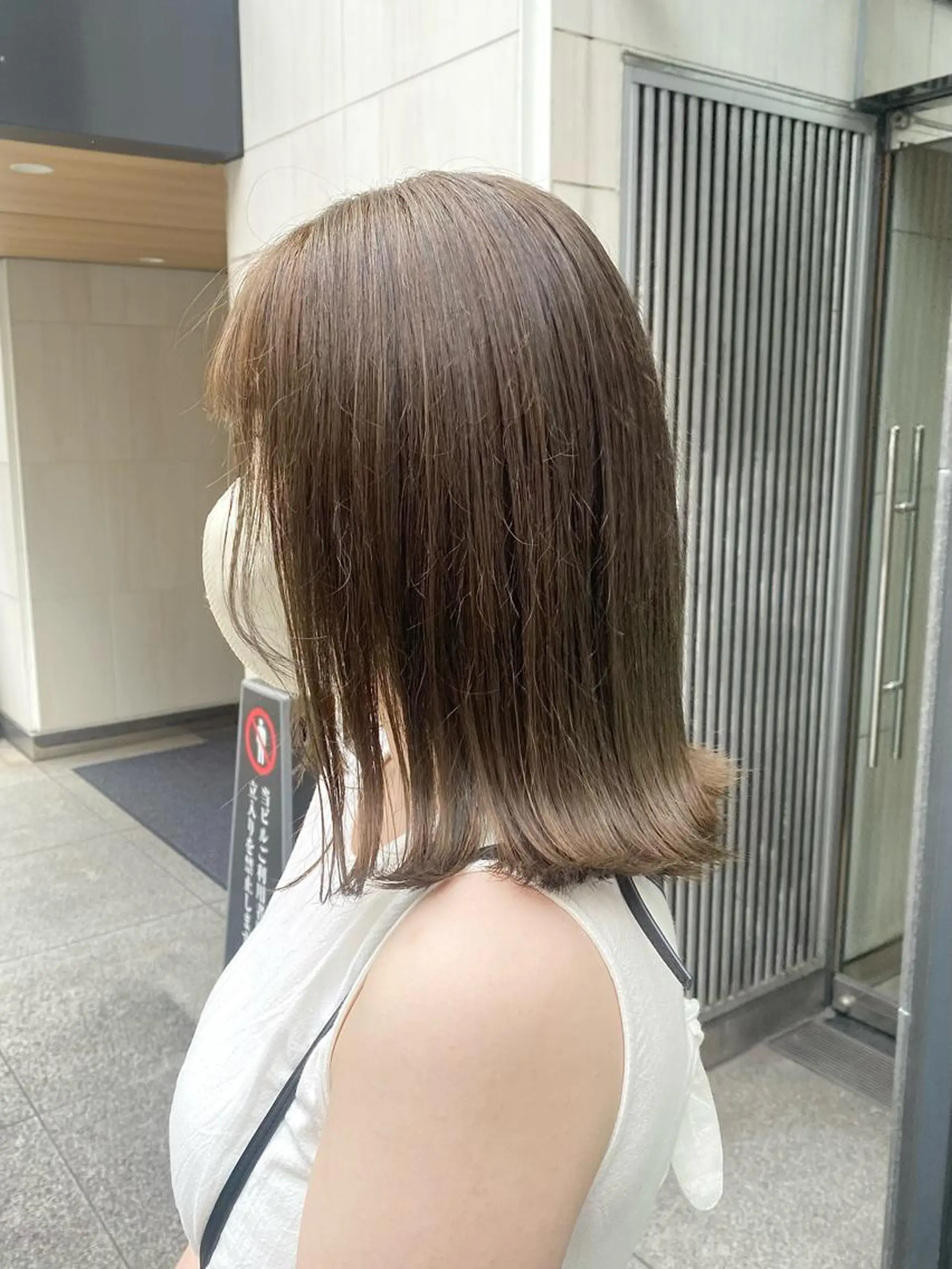 ミディアム カラー 透明感カラー カット ヘアカラー トリートメント ハル🌸柔色/ ブリーチなし/艶髪のヘアスタイル