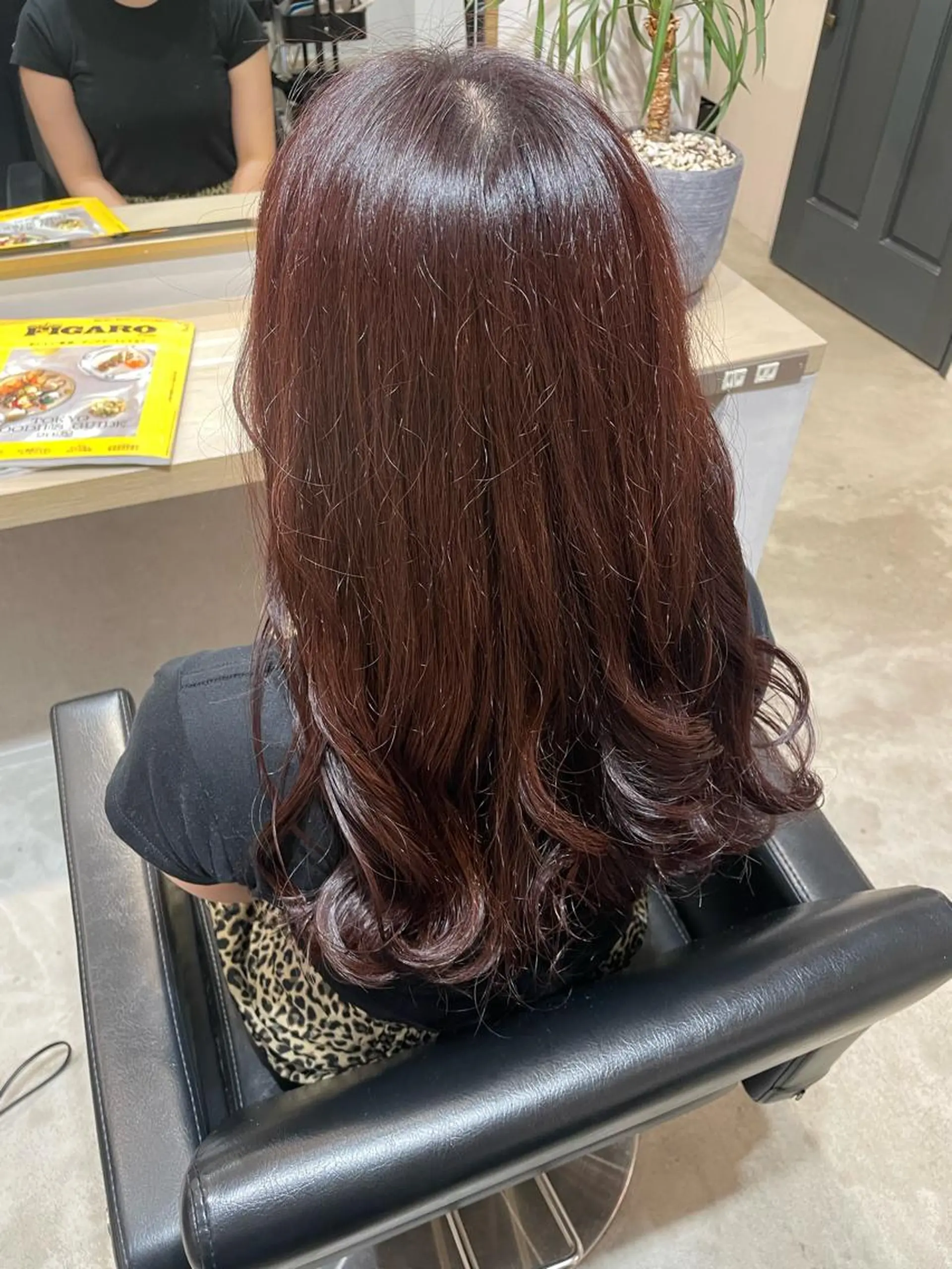 ロング カラー パープルカラー レッドカラー soto.所属・レイヤー♡ 石川優奈のヘアスタイル