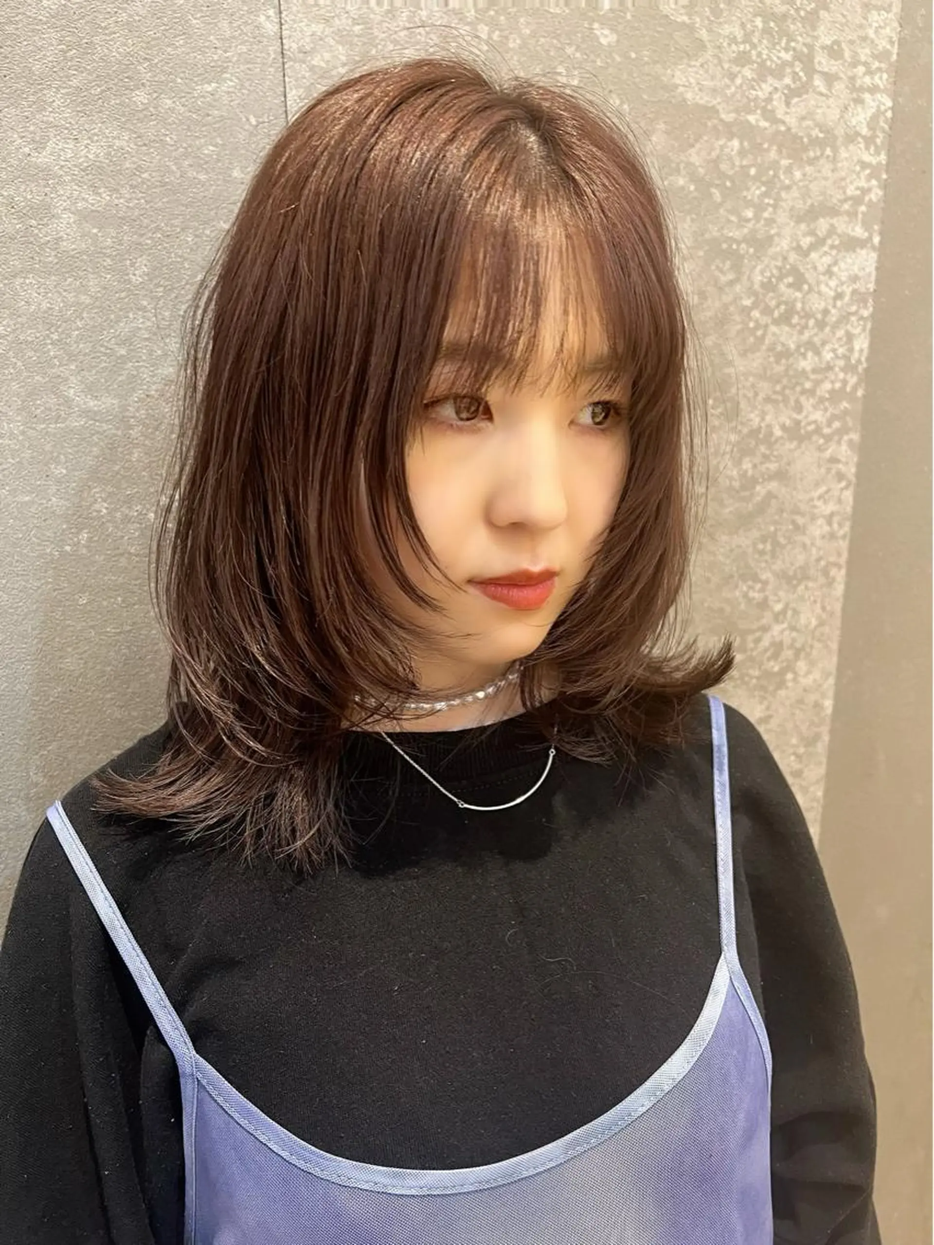ミディアム レイヤーカット 渡邊 恭汰のヘアスタイル