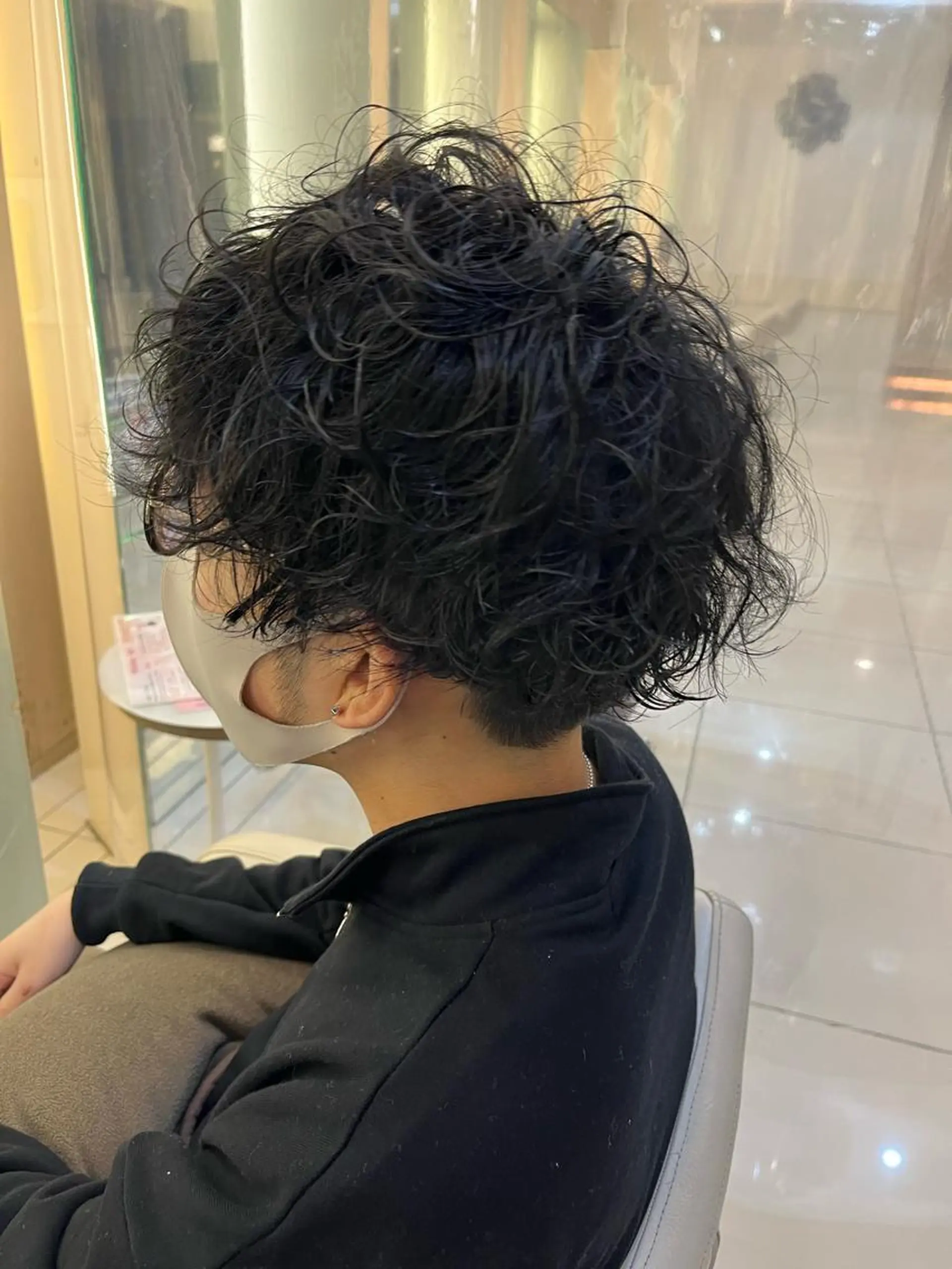 ショート パーマ メンズ カット パーマ トータルビューティー K:R鶴川のヘアスタイル