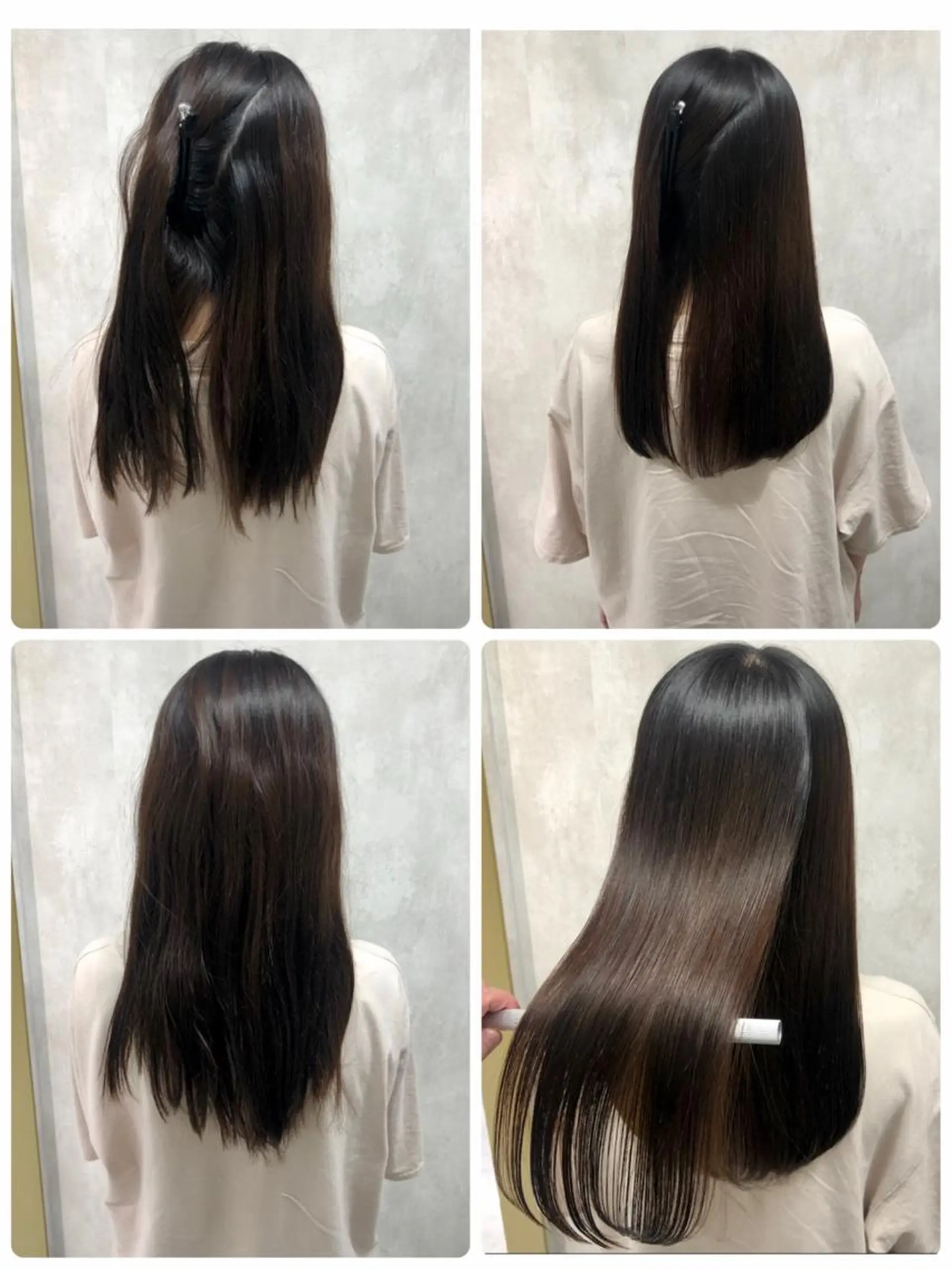 セミロング カット 縮毛矯正 トリートメント ⚠️美容室迷子⚠️ 谷口にお任せ😊のヘアスタイル