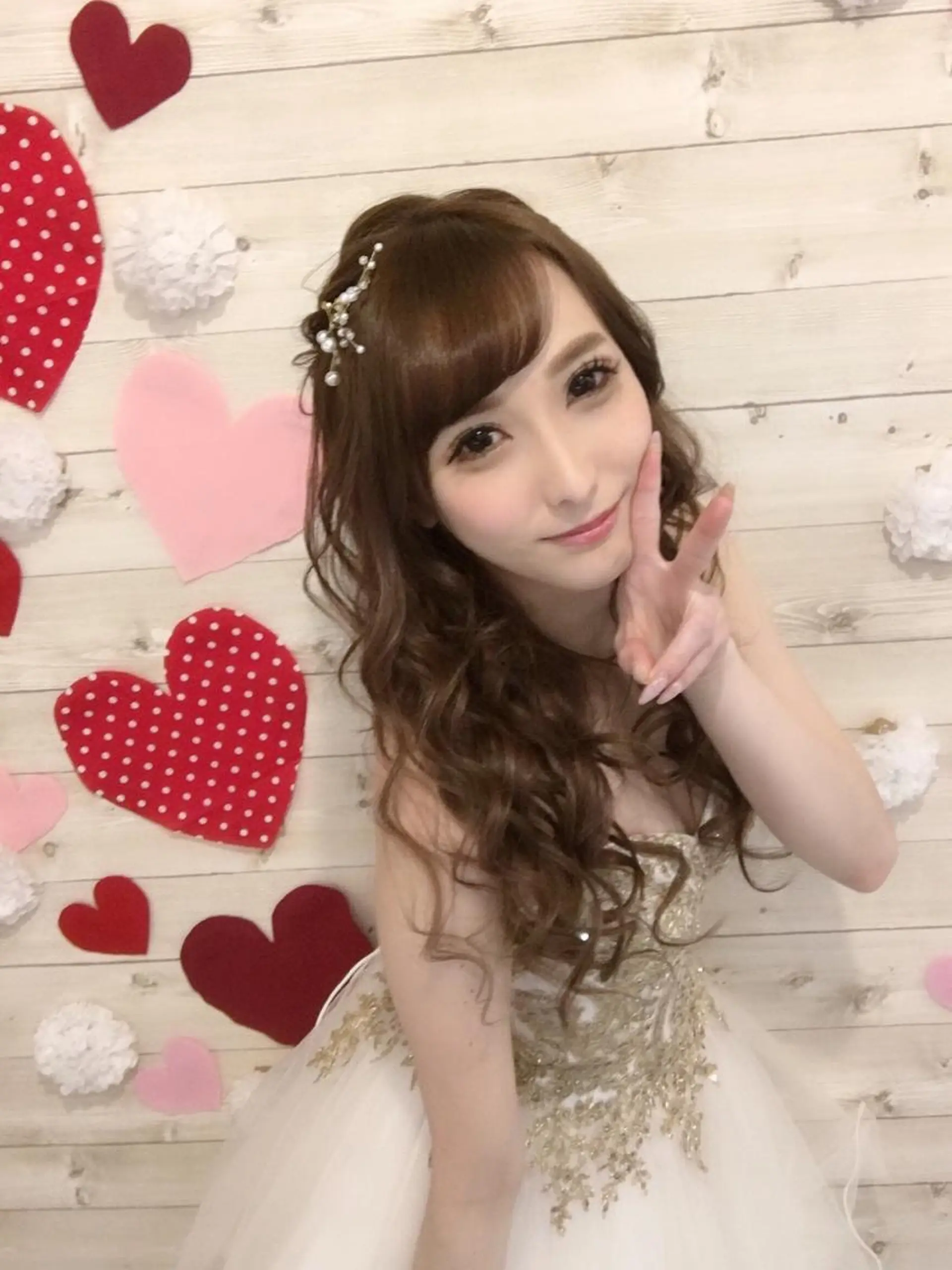 ロング ヘアアレンジ ヘアメイク エンカレッジのヘアスタイル