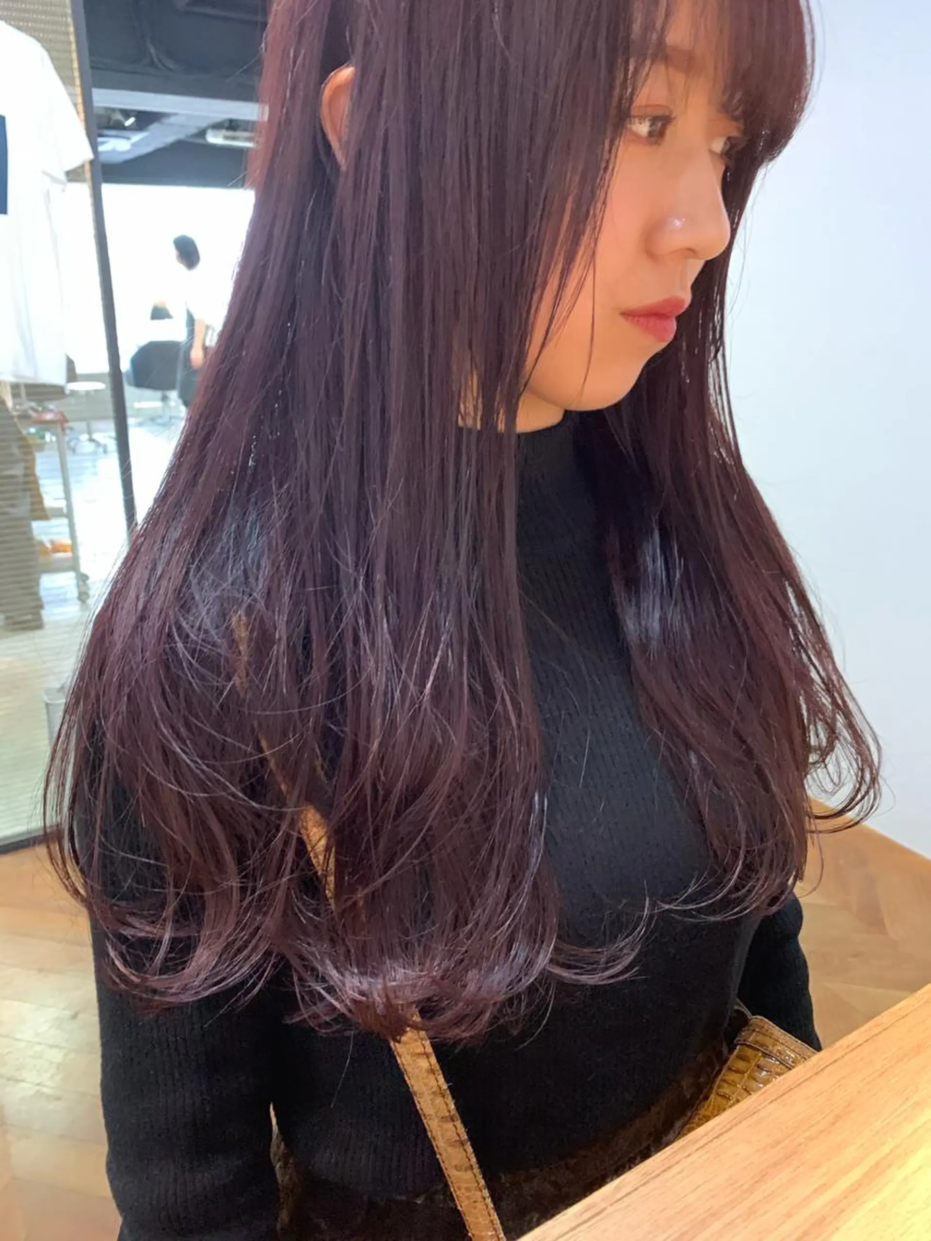 ロング カラー カット ヘアカラー トリートメント ヘアセット 怪我のため6月末 復帰予定田中瑞希🍃のヘアスタイル
