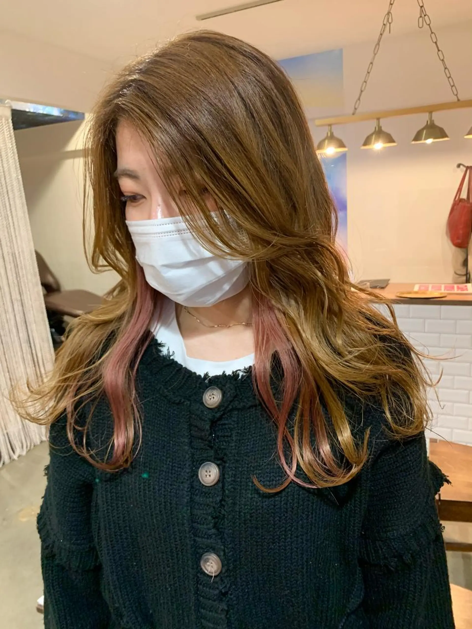 ロング カット ヘアカラー yoshihara yuukiのヘアスタイル