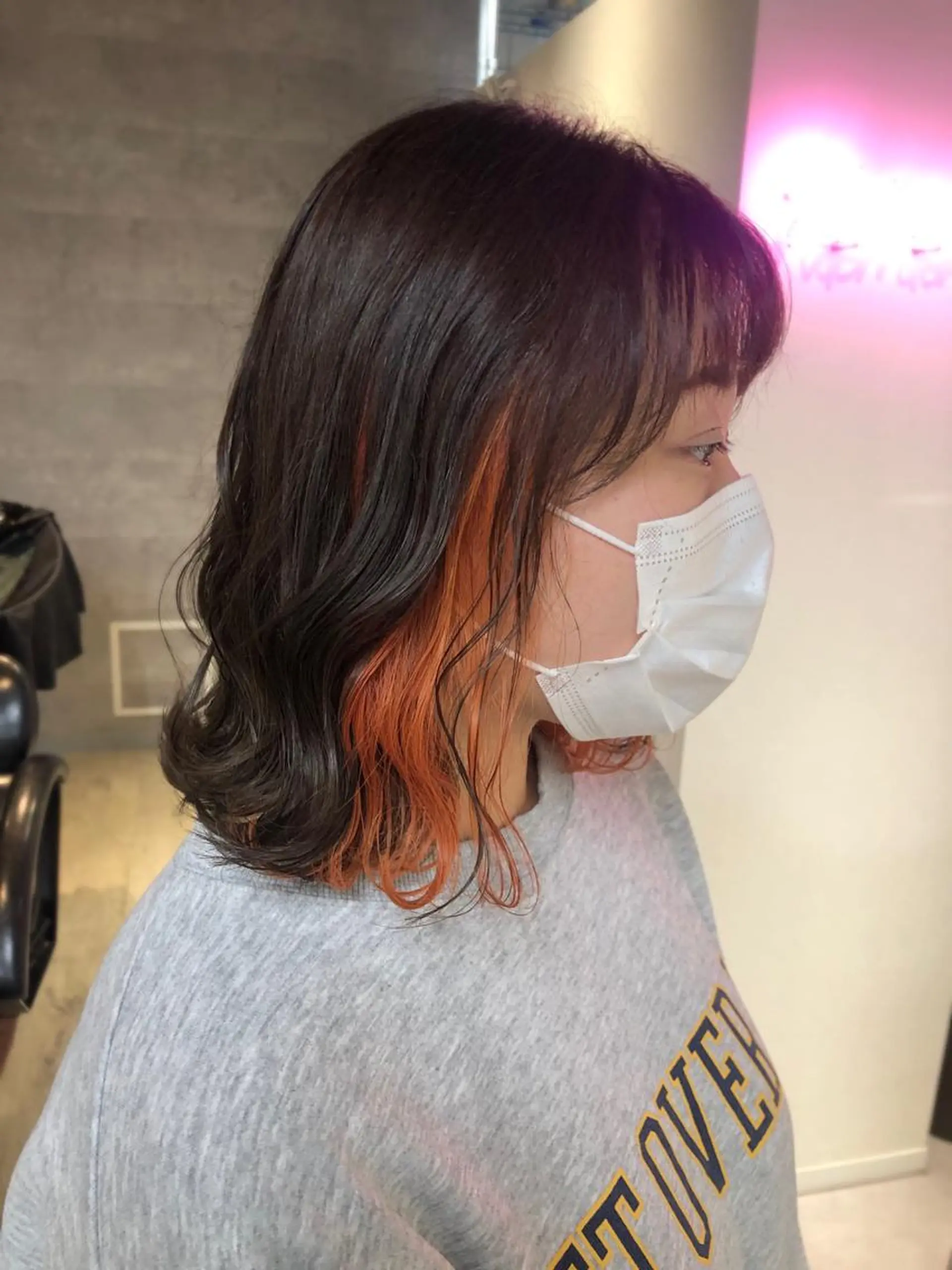 ミディアム カラー ヘアカラー トリートメント 🪞個室サロン/韓国 艶髪/keito🪞のヘアスタイル
