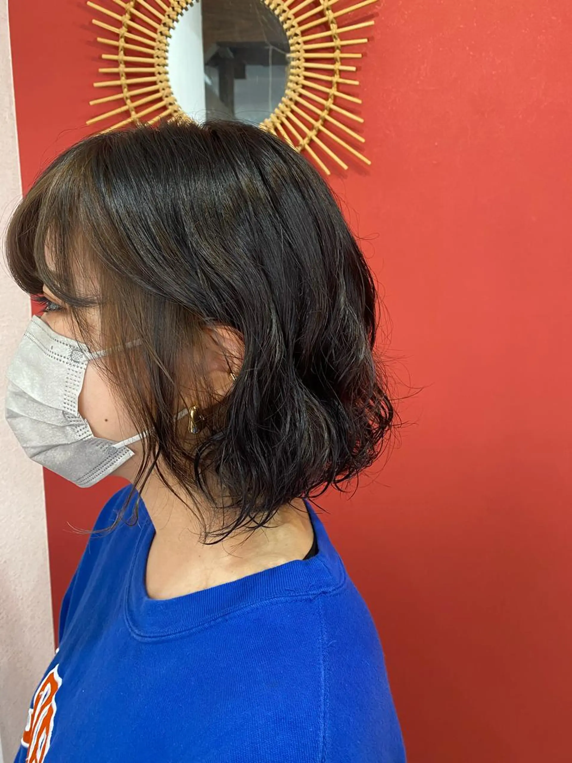 ミディアム 大久保 愛のヘアスタイル