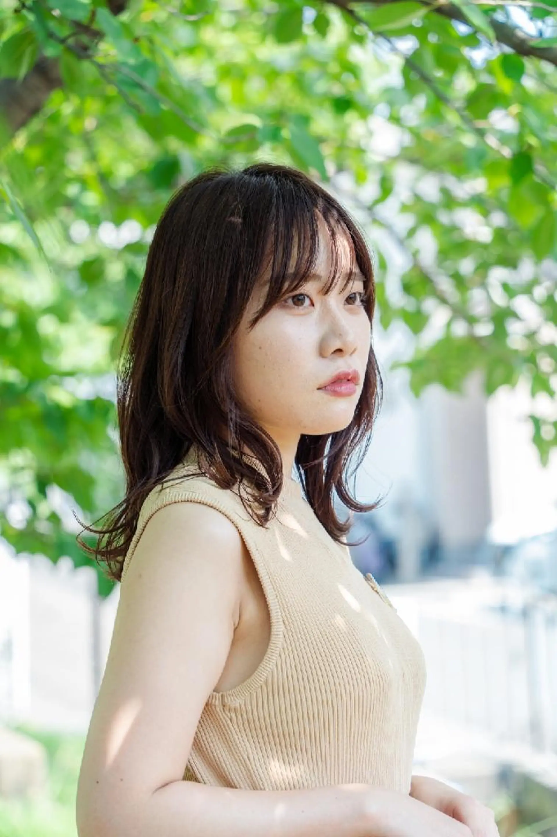 ミディアム 外ハネヘア VOCE所属・石川 大瑚のヘアスタイル