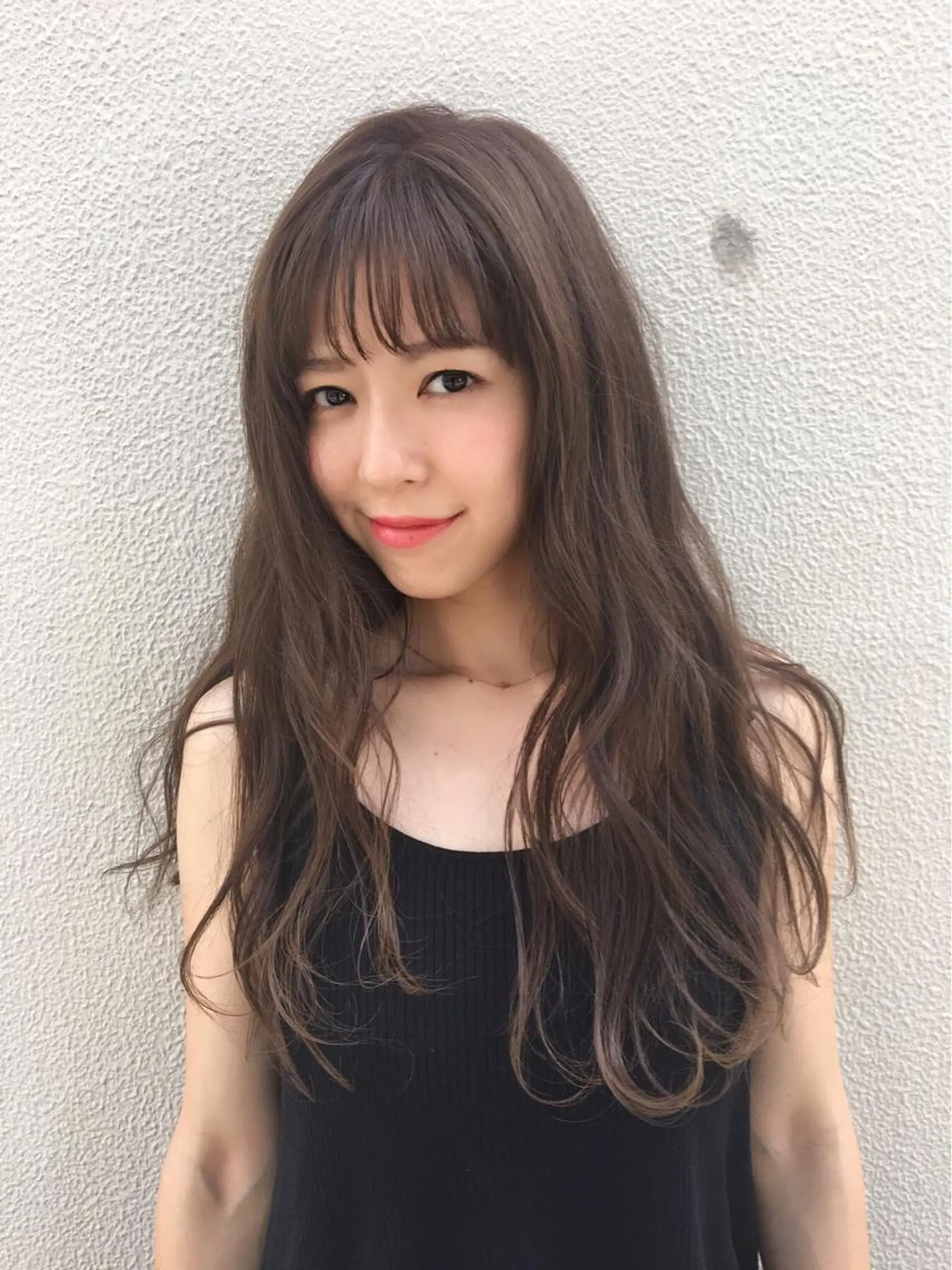 ミディアム セミロング ロング カラー ヘアアレンジ Teramura Kaoriのヘアスタイル