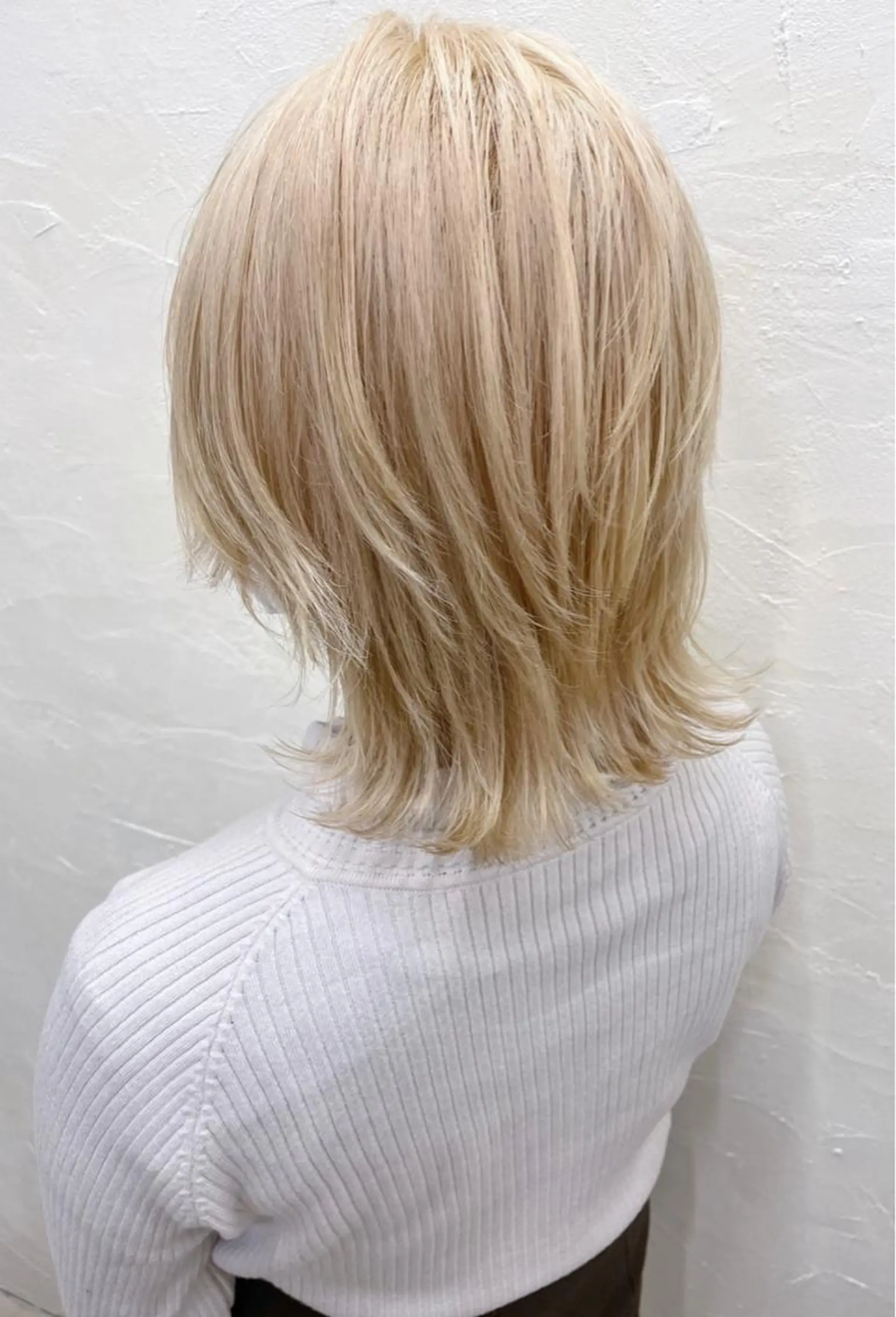 ミディアム カラー ケアブリーチ /髪質 改善/古橋圭史郎のヘアスタイル