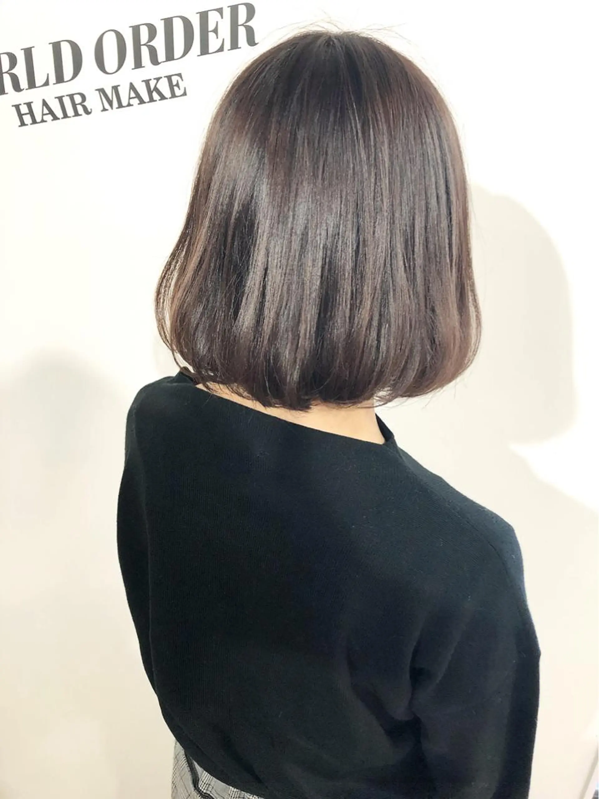 カラー イルミナカラー ボブ reverie【レヴリー】所属・夜23時まで予約🉑 reverieあきらのヘアスタイル