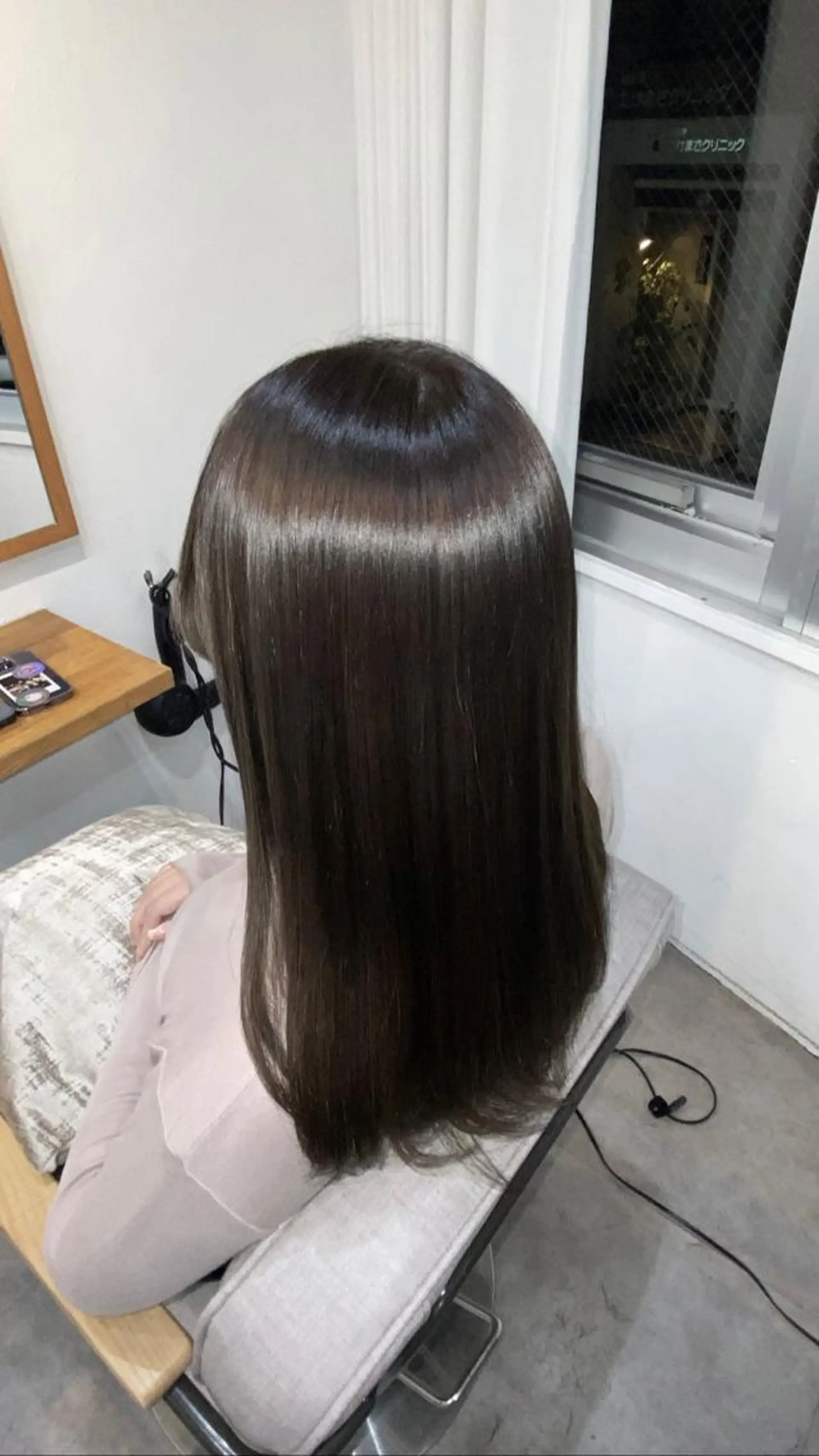 ロング 酸性ストレート カット 縮毛矯正 ヘッドスパ 髪質改善/透感カラー 山下輝人のヘアスタイル