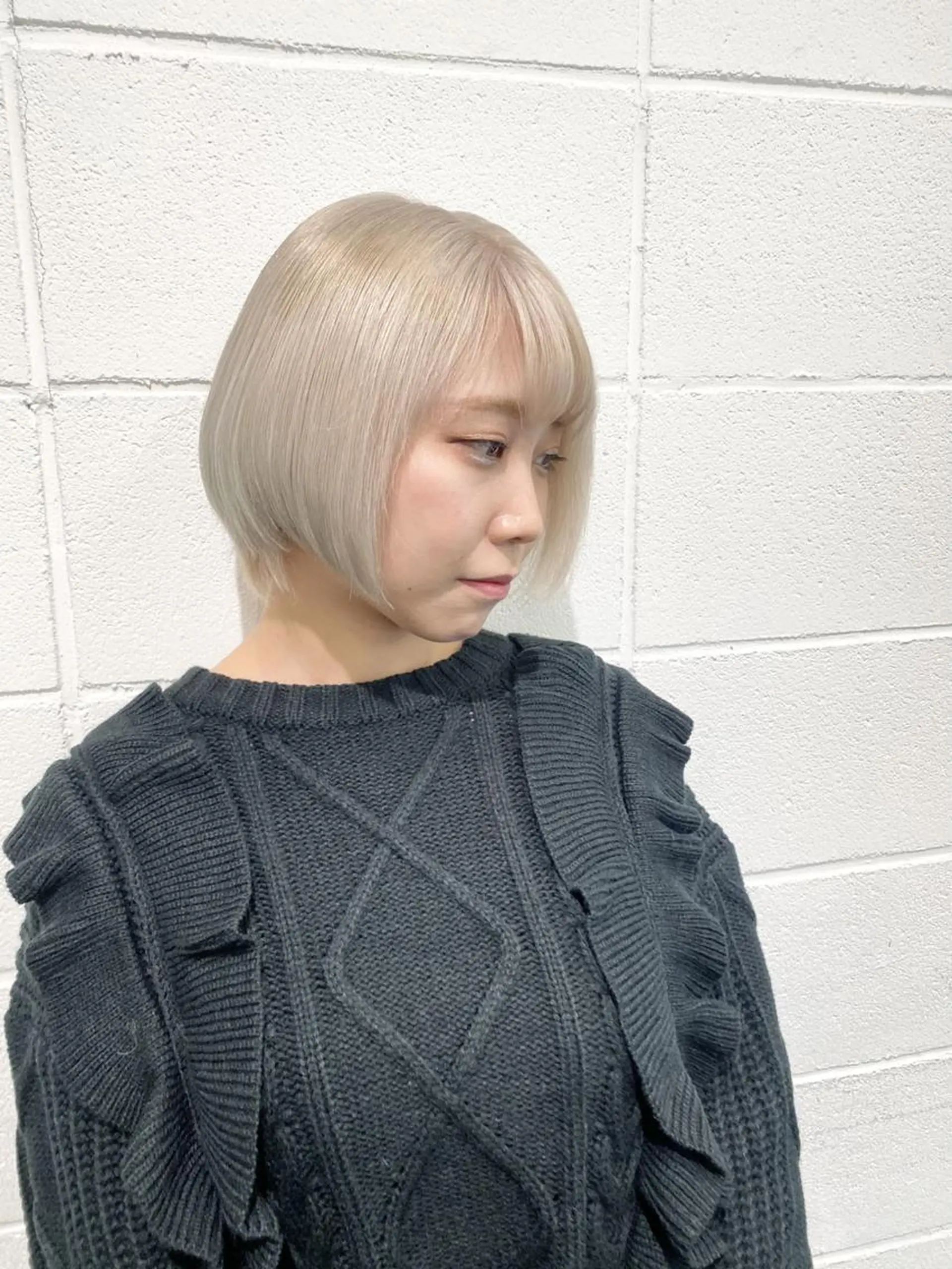 カラー サイレント美容師 アイリィのヘアスタイル