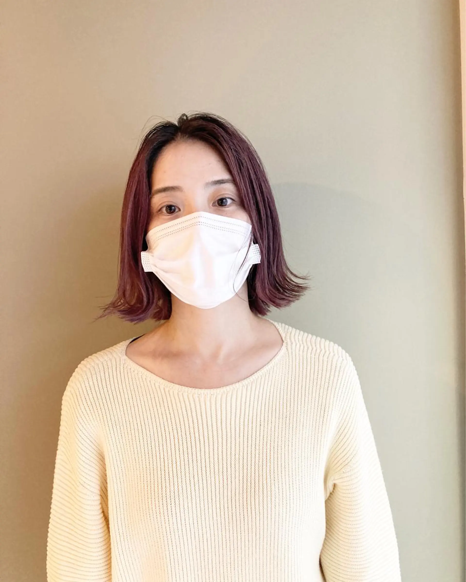 ミディアム カラー カリスマ フォのヘアスタイル