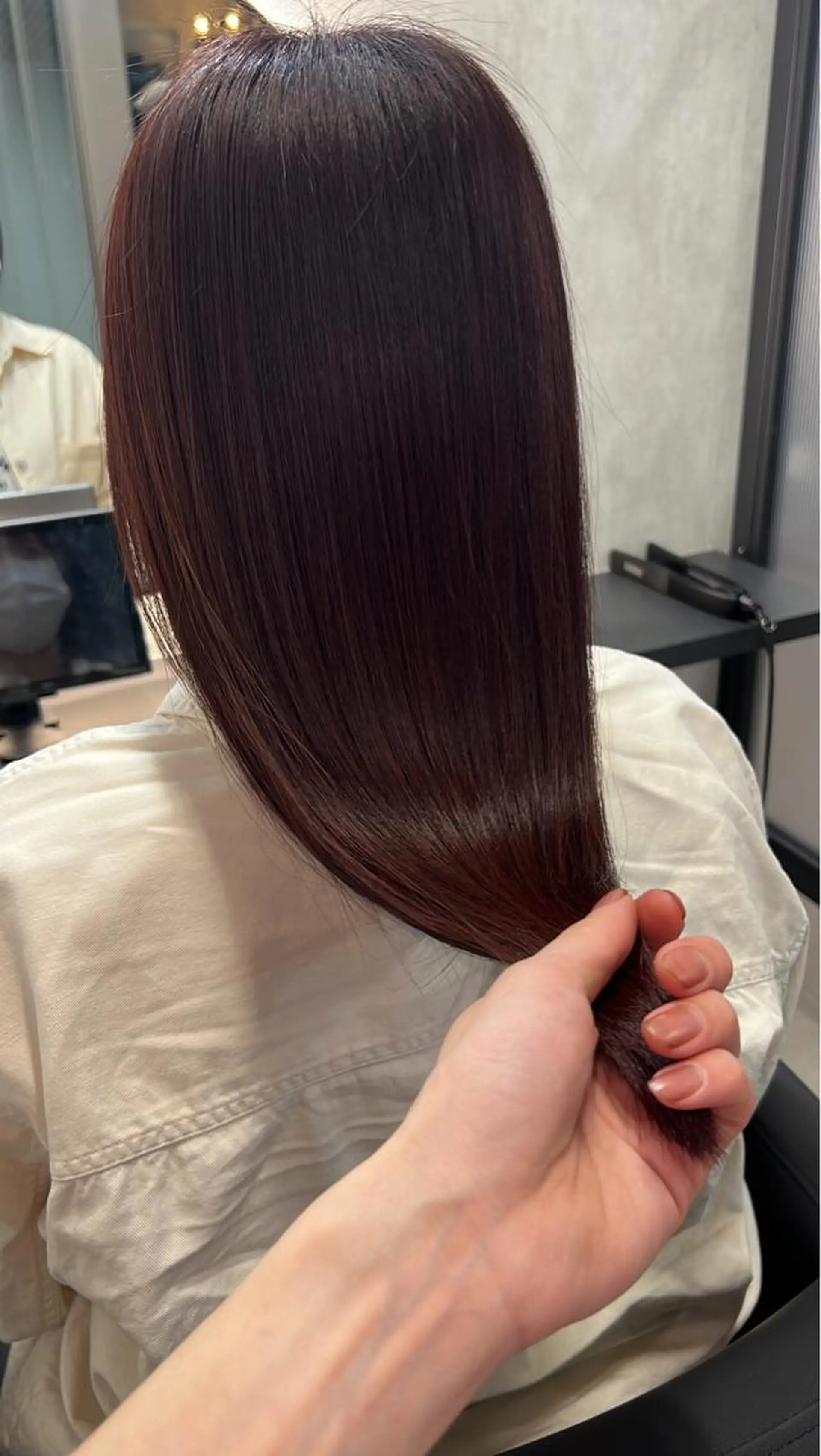 ロング ブリーチ/ウルフ ハッシュカット/石山のヘアスタイル