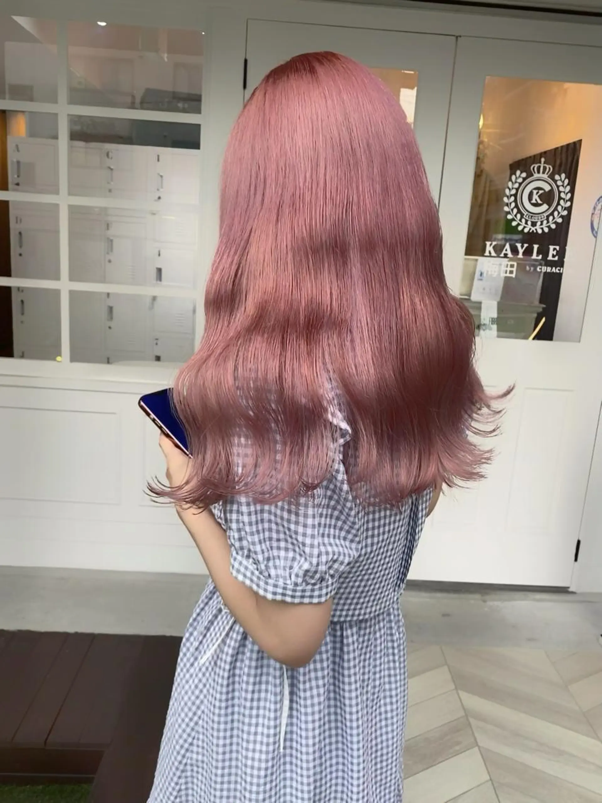 ロング カラー ヘアアレンジ 🧡梅田ハイトーン カラー🧡runaのヘアスタイル