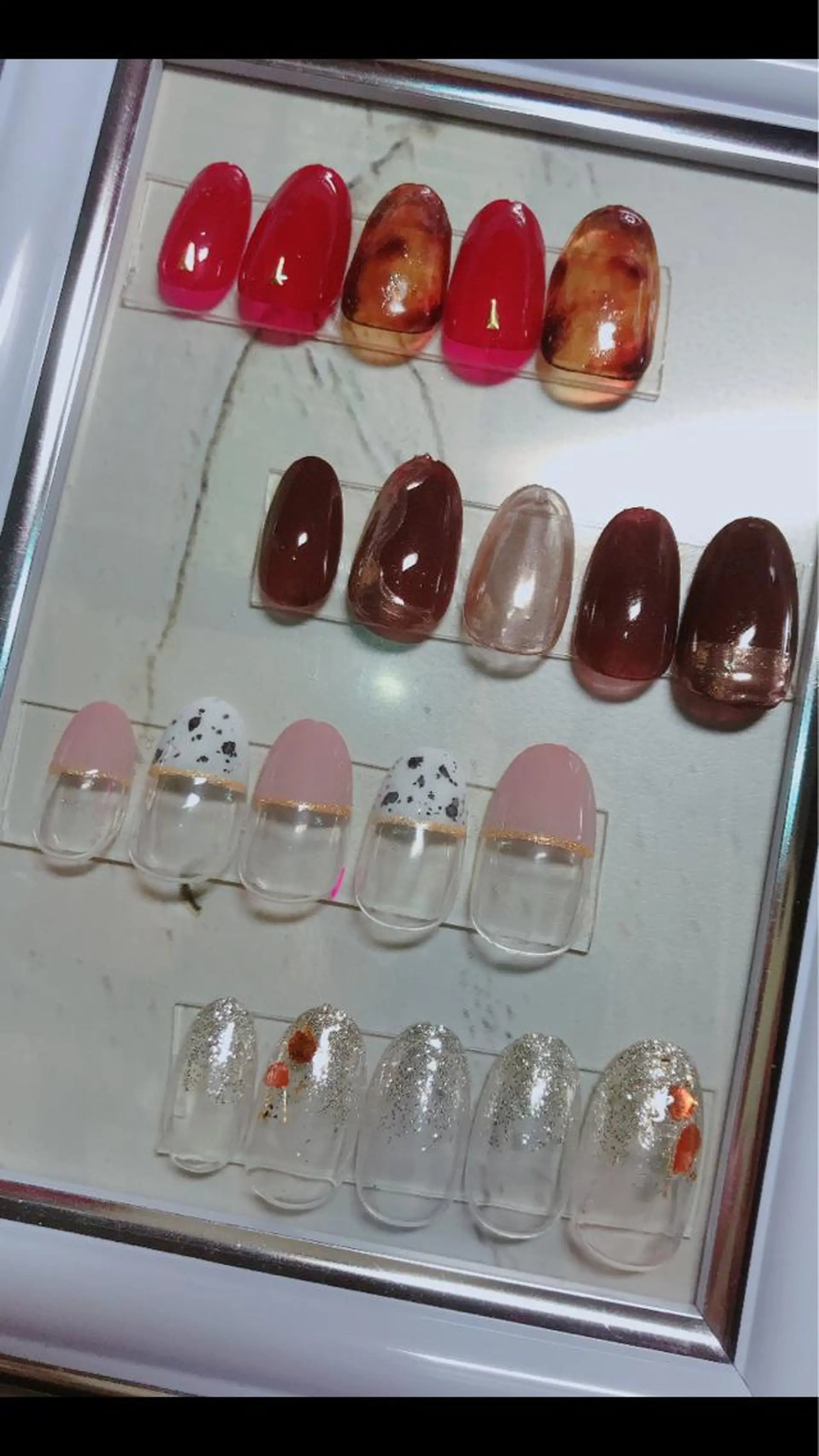 ネイル 冬ネイル たきぐち みちこのネイルデザイン