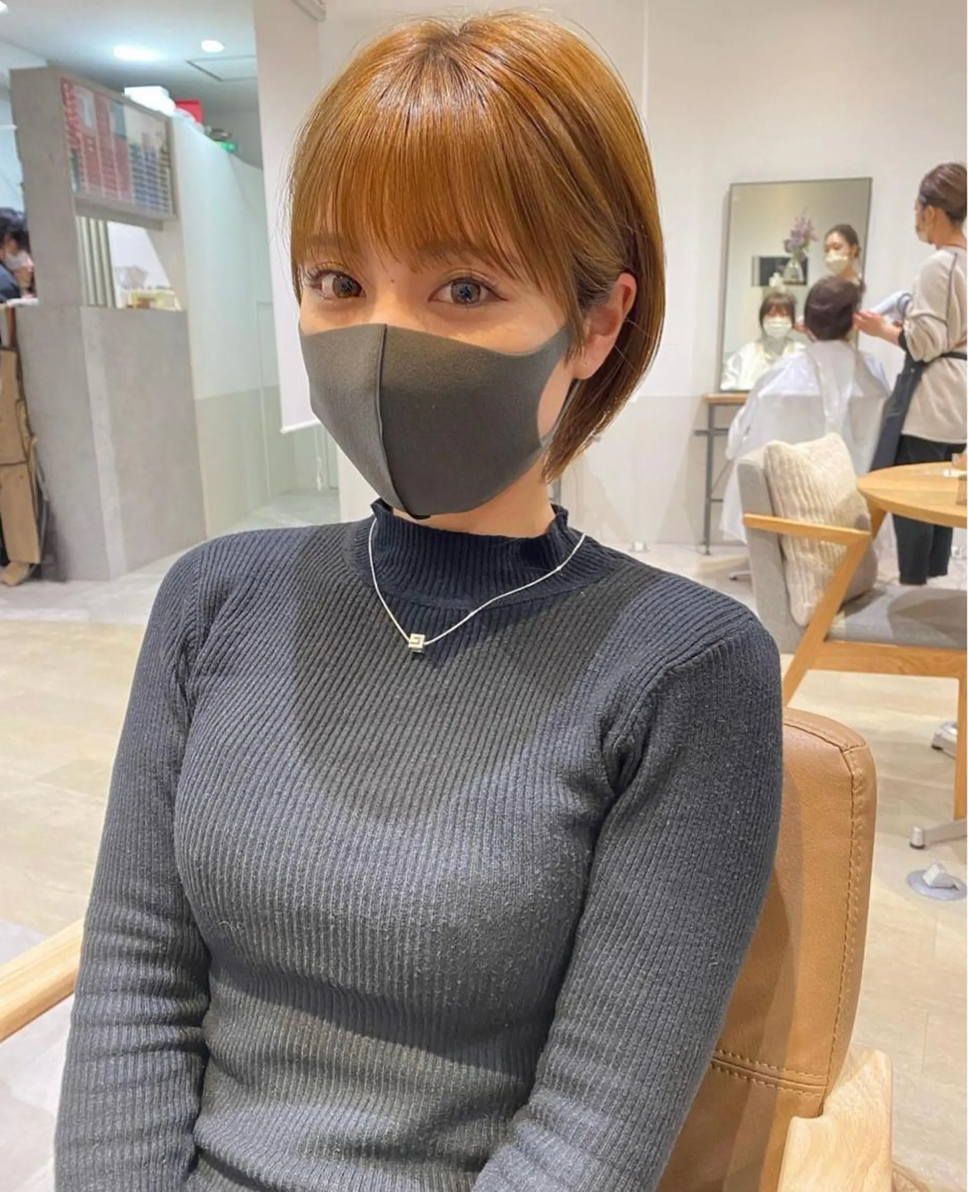 ショート カラー 🥇赤み消しカラー／ 髪質改善の匠🥇のヘアスタイル