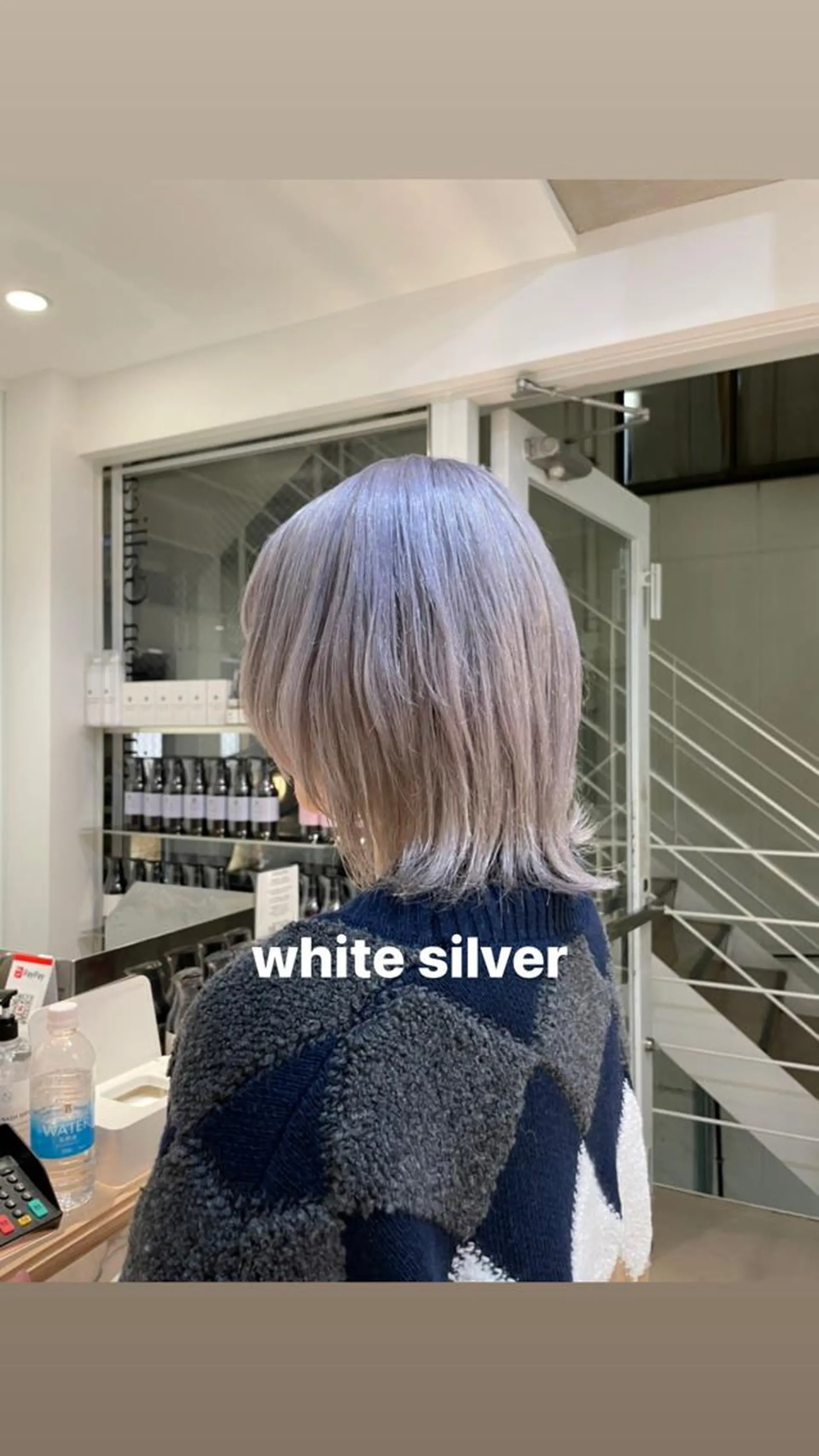 カラー ラベンダーカラー miko🪽地毛風/ ハイトーン/レイヤーのヘアスタイル