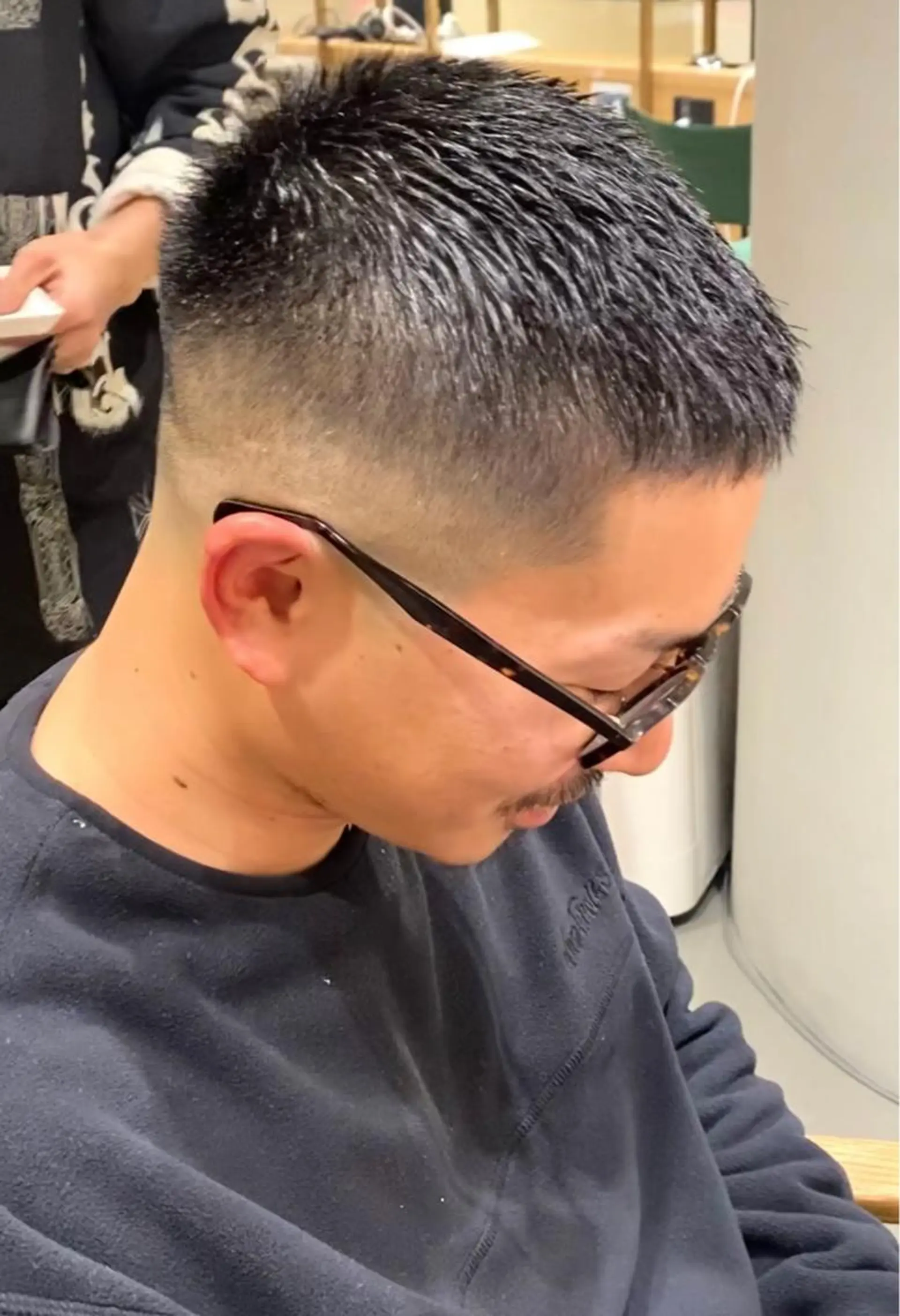 ショート メンズ unopulir 景山　凌のヘアスタイル