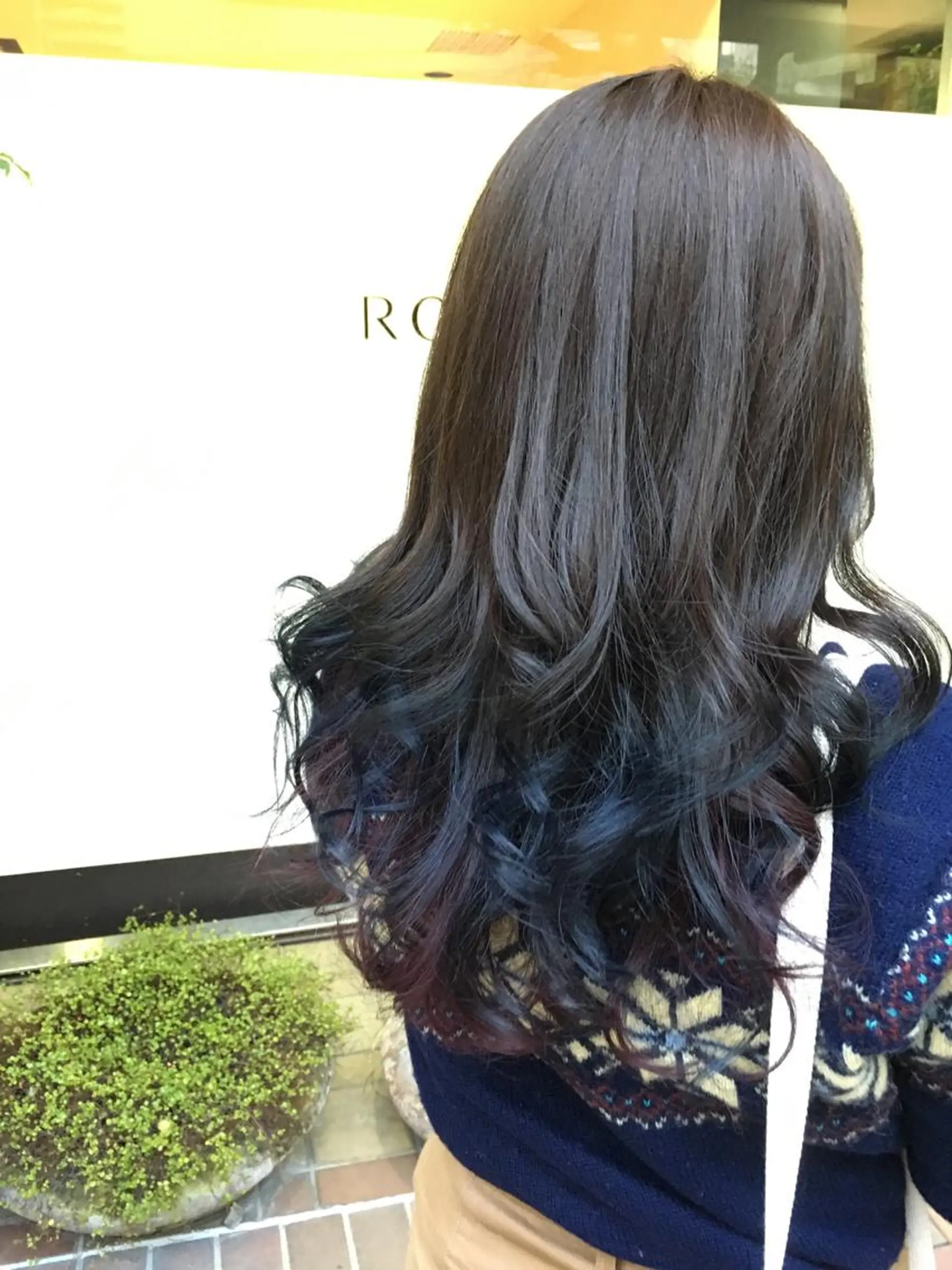 セミロング カラー ブルーカラー ブルーラベンダー ラベンダーカラー hair salon　k2のヘアスタイル